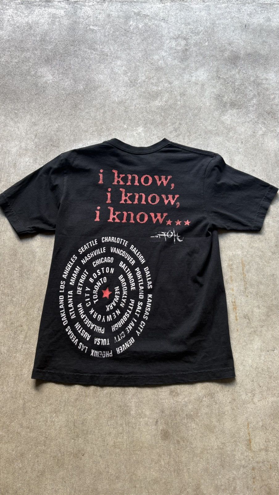 Travis Scott 🖤TRAVIS SCOTT ‘I KNOW’ CIRCUS MAXIMUS TOUR TEE❓ Size US M / EU 48-50 / 2 - 2 Thumbnail