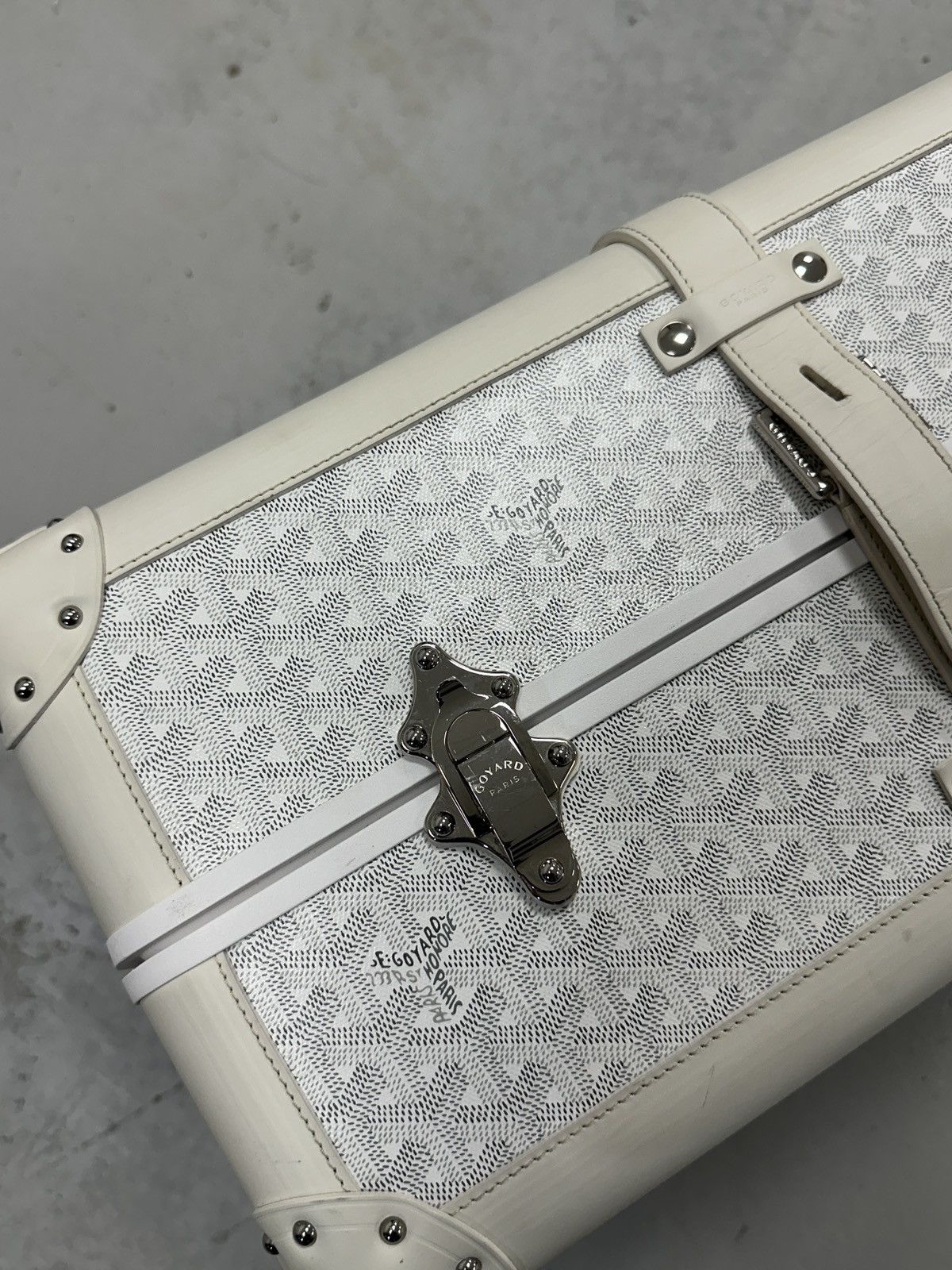 Goyard Goyard Bourget PM Trolley Suitcase White 23L Size ONE SIZE - 16 Thumbnail