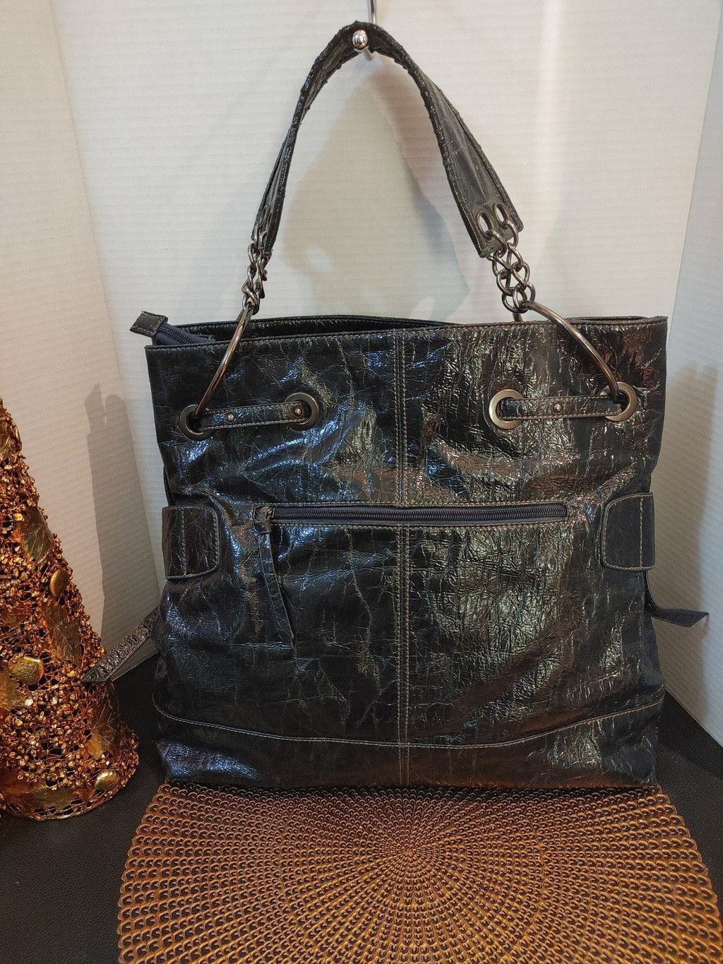 Rap Tees Stunning Big Buddha Leather XL Bag Size ONE SIZE - 5 Thumbnail