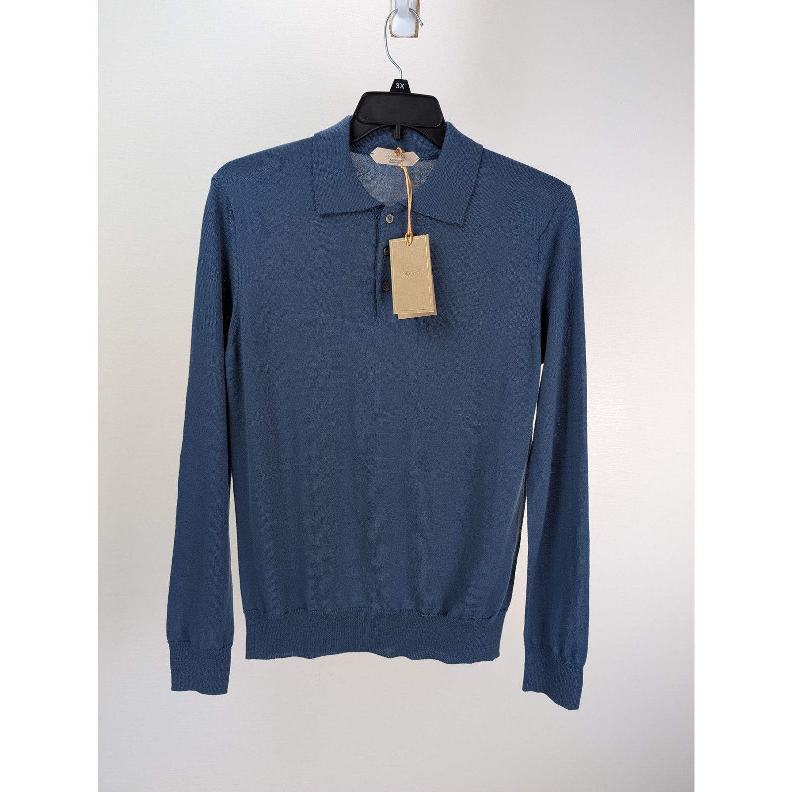 Other o1rshd1 CC20 Aurelien Cashwool Men's Polo Shirt in Petrol Size US M / EU 48-50 / 2 - 1 Thumbnail