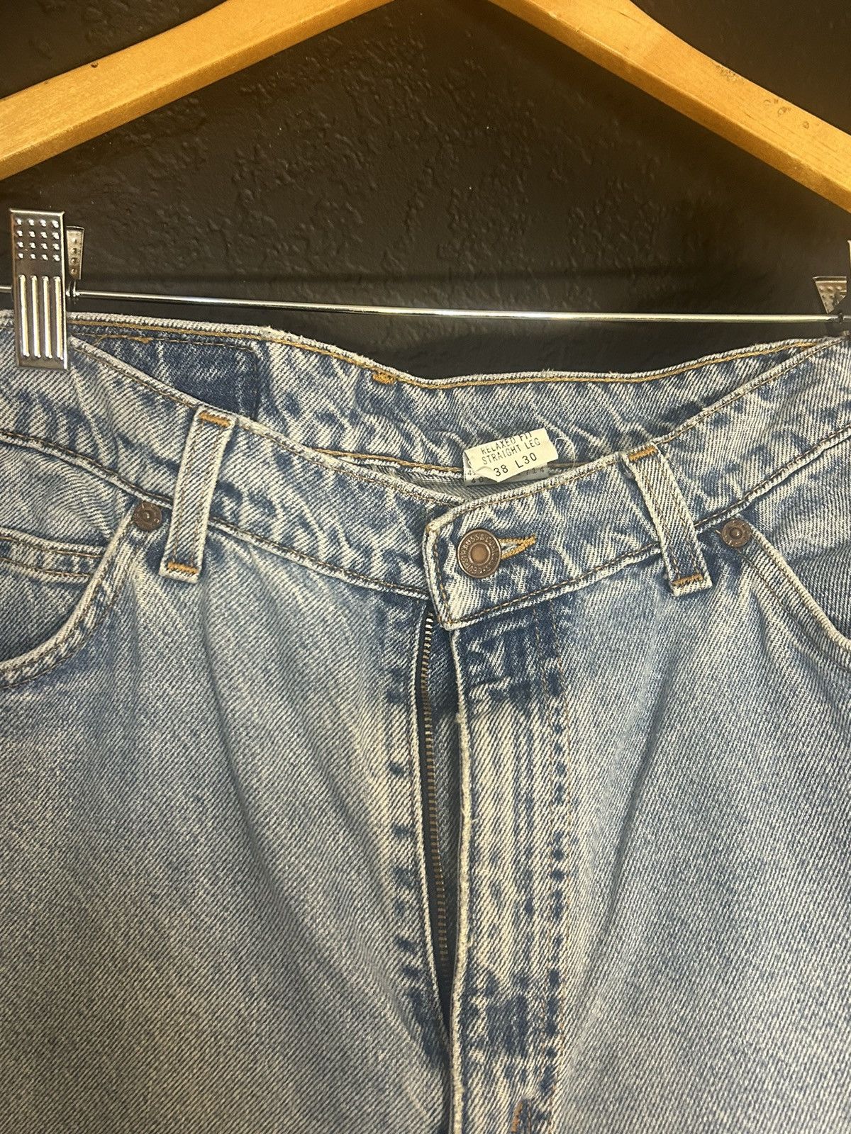Levi's Levi’s White Tab Relax Fit Straight Leg Jeans Size US 38 / EU 54 - 2 Thumbnail