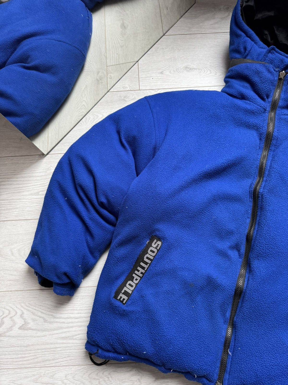 Japanese Brand Rare 4XL Southpole Reversible Puffer Down Jacket Size US XXL / EU 58 / 5 - 8 Thumbnail