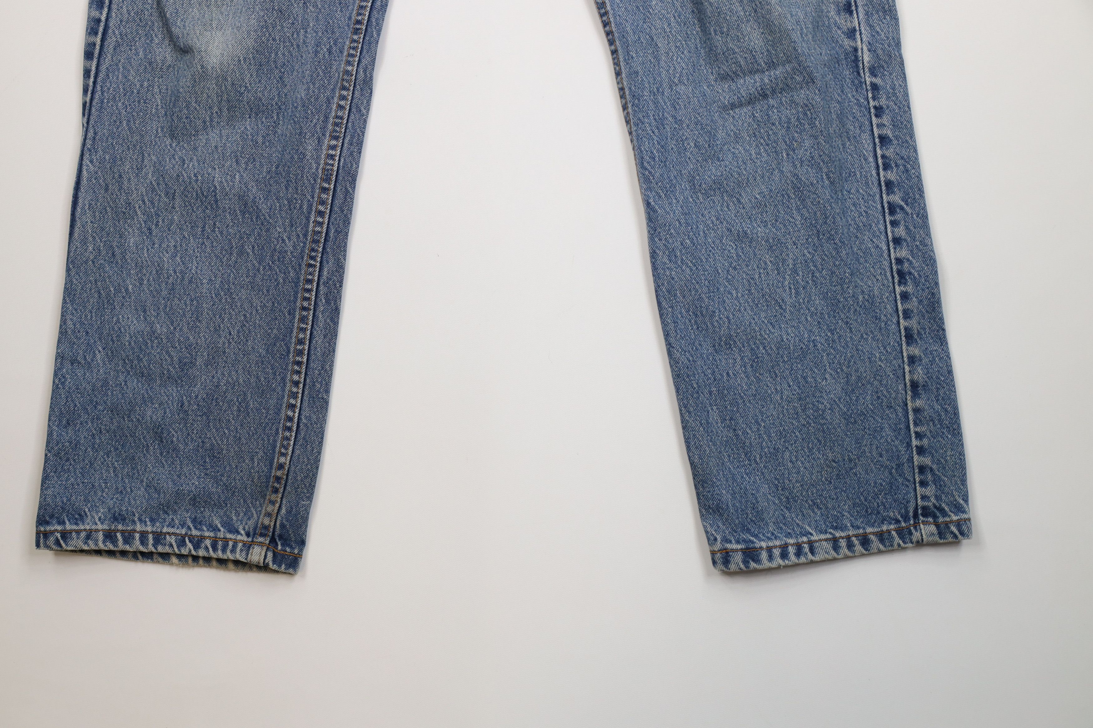 Levi's Vintage 90s Levis 505 Orange Tab Straight Leg Jeans USA Size US 38 / EU 54 - 4 Thumbnail