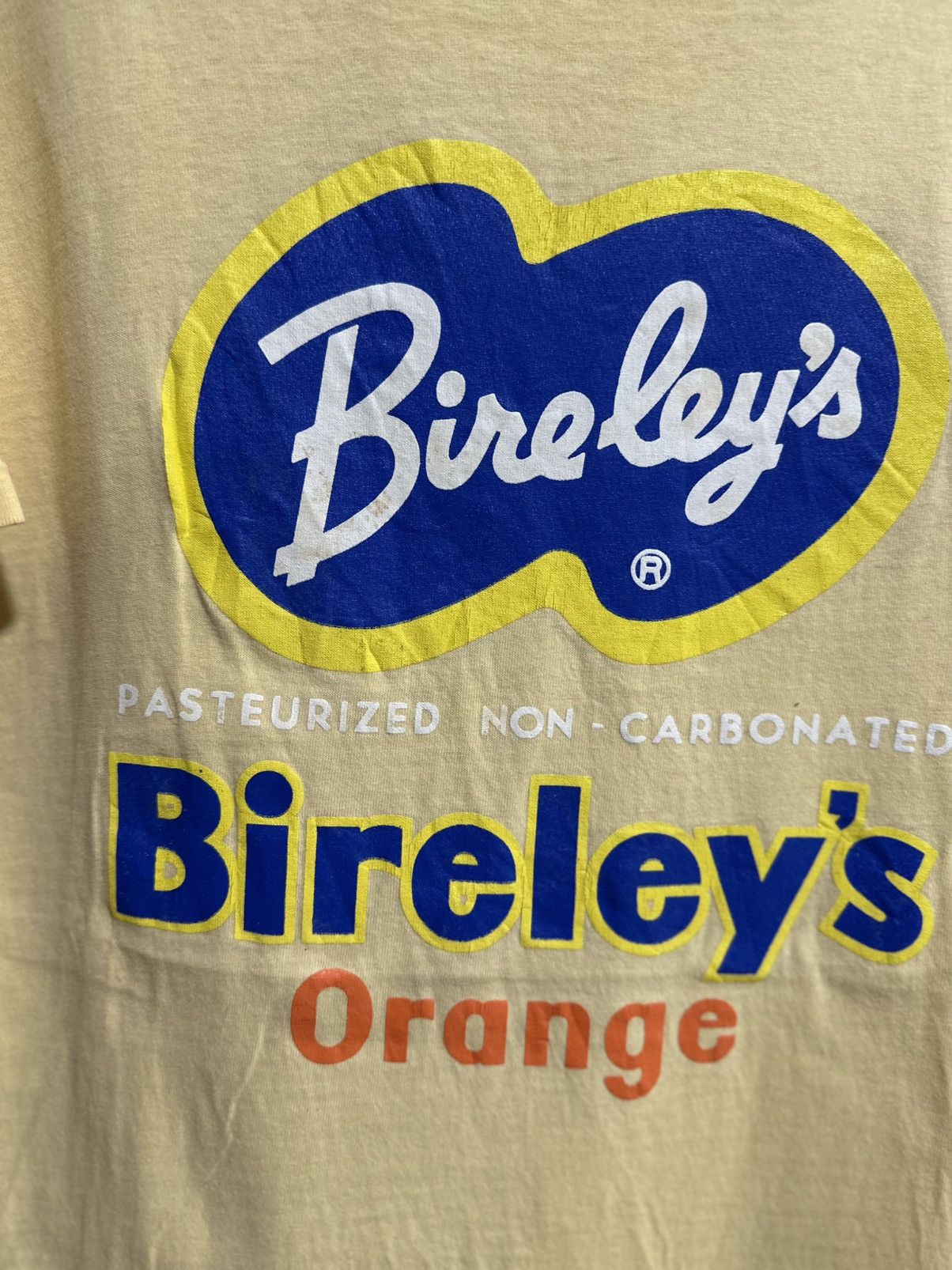 Sears Thrashed Vintage Bireley’s Orange Faded Tee Size US M / EU 48-50 / 2 - 2 Thumbnail