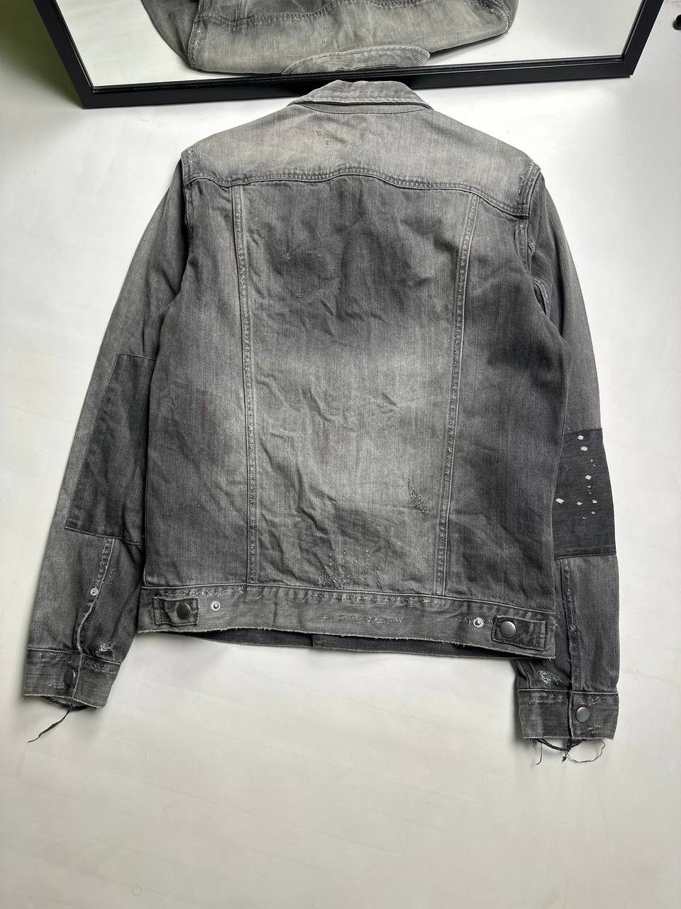 Allsaints Allsaints Distress Denim Jacket Paited Ami Vibe Size US M / EU 48-50 / 2 - 9 Thumbnail