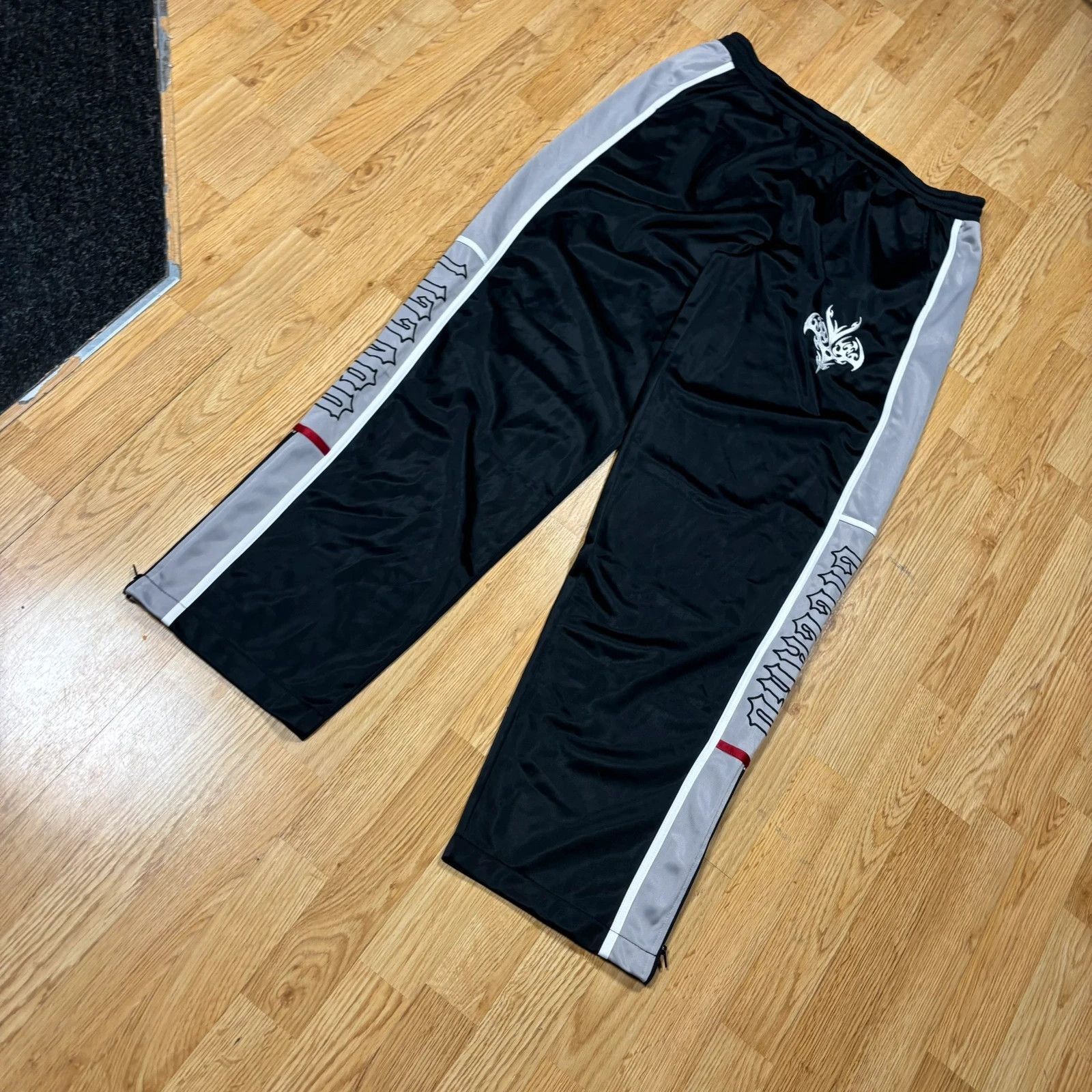 Japanese Brand Black Track Pants Size US 34 / EU 50 - 2 Thumbnail