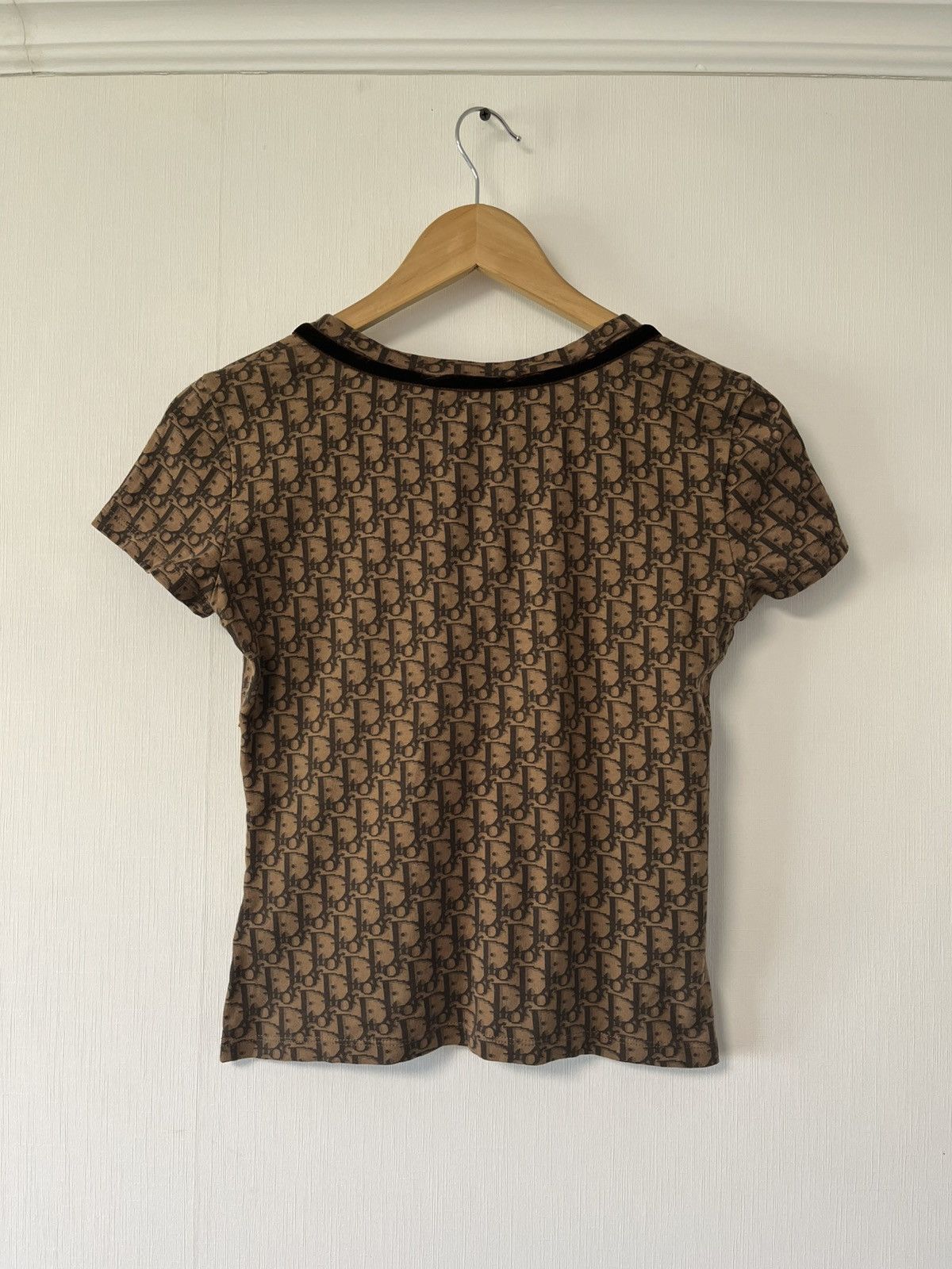 Dior × Vintage Christian Dior 2005 Trotter Top T-Shirt Monogram Vintage Size S / US 4 / IT 40 - 3 Thumbnail