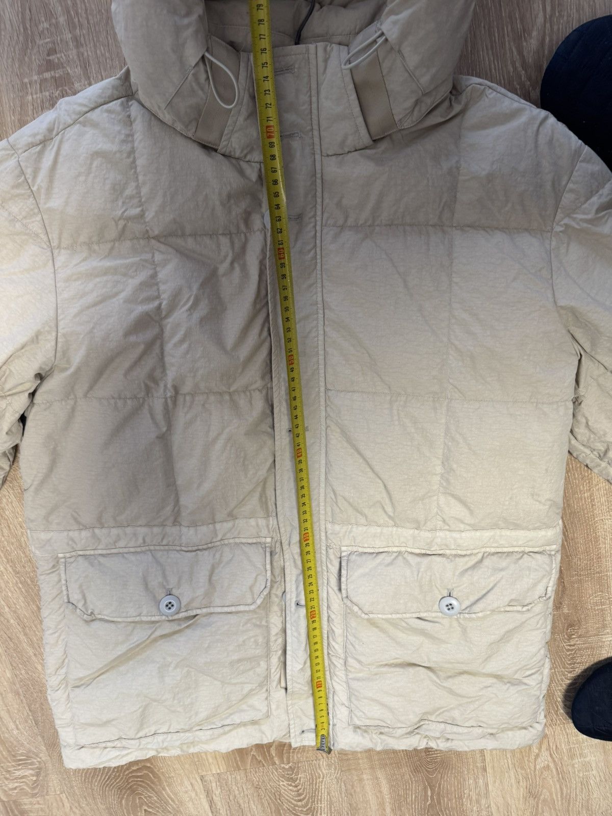 C.P. Company C.P. Company Flatt Nylon Down Filled Goggle Puffer Jacket Size US XL / EU 56 / 4 - 21 Thumbnail
