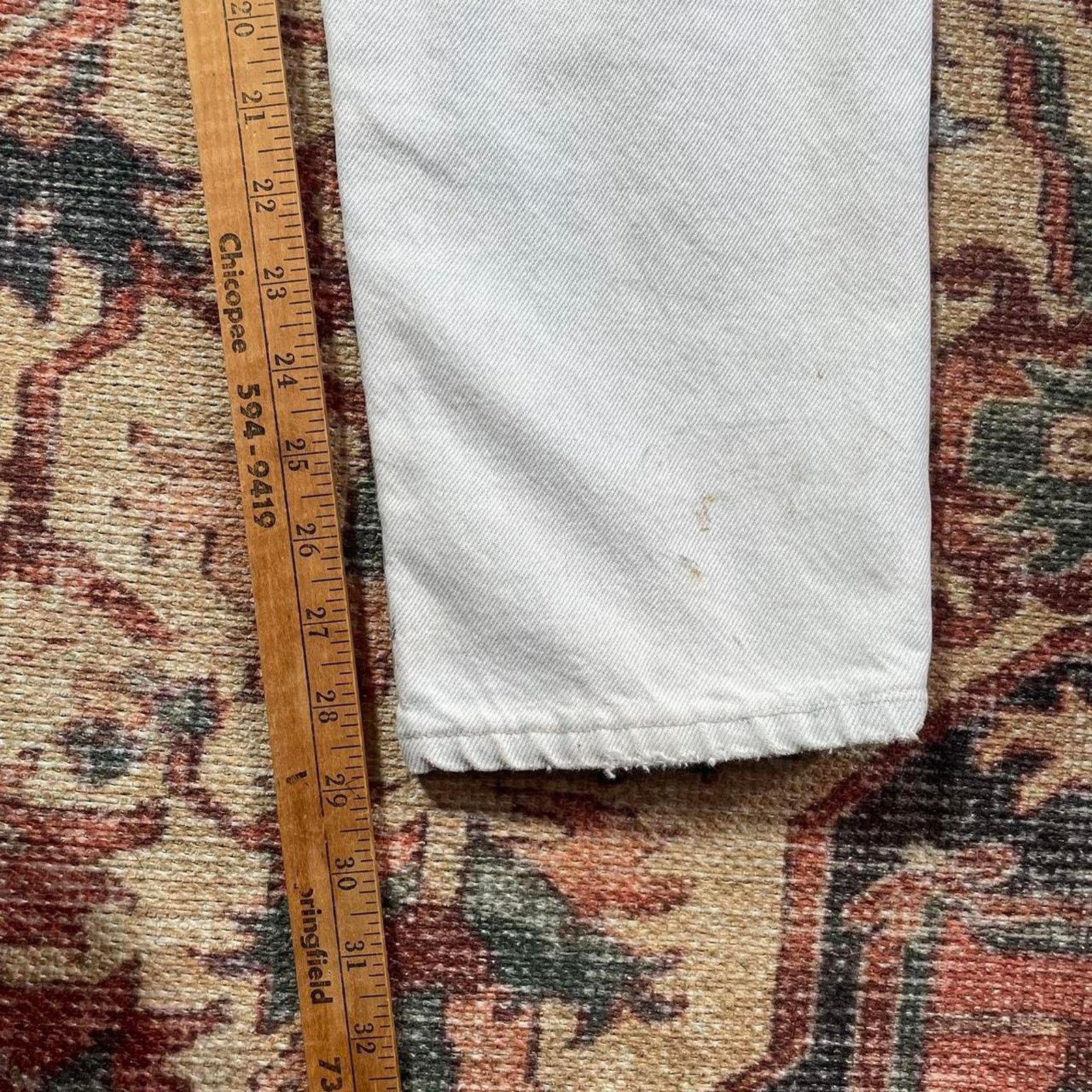 Levi's Vintage 1980s/90s Levis Handpainted 90210 Jeans Size US 32 / EU 48 - 8 Thumbnail