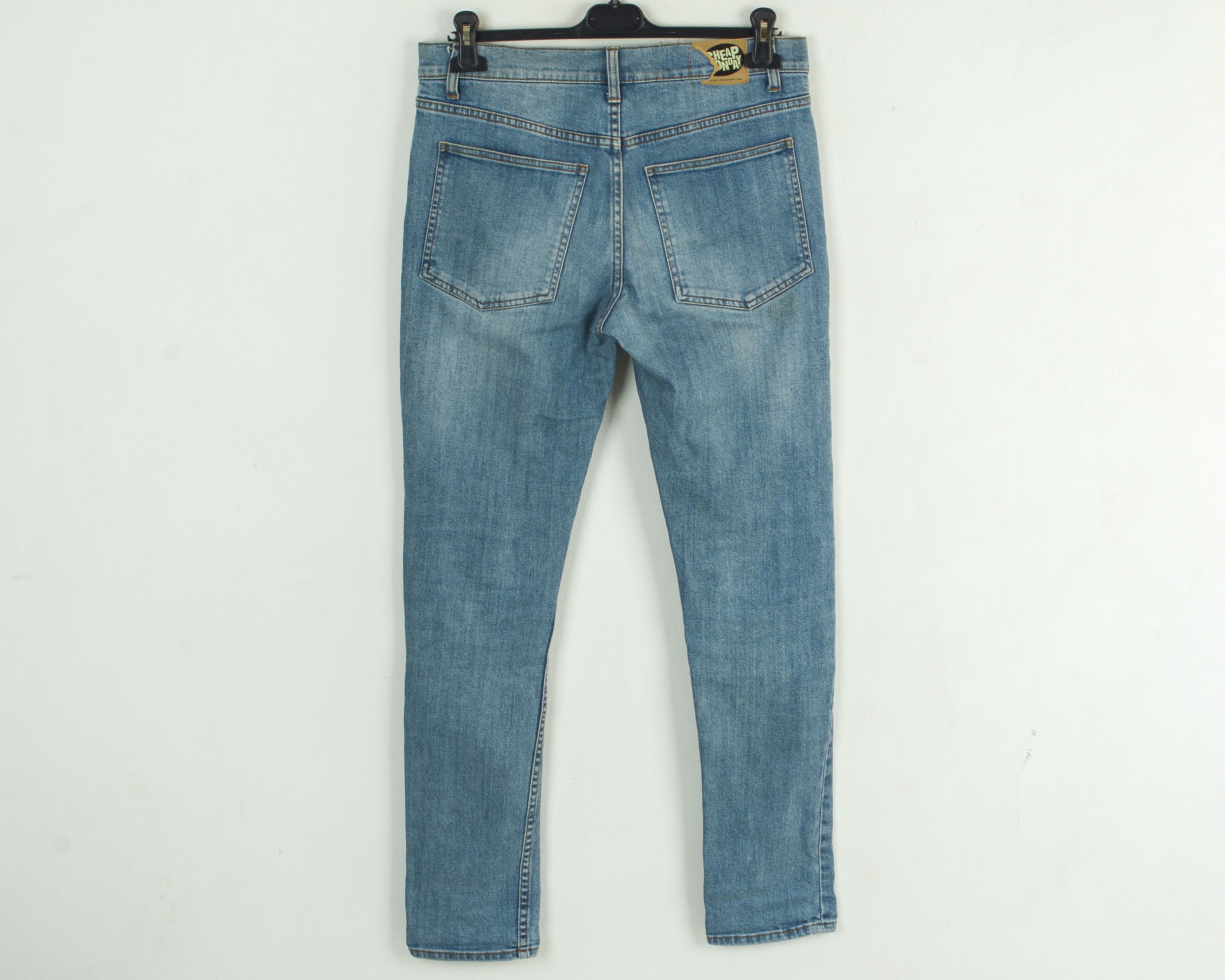 Cheap Monday Tight Dark Clean Wash W32 L32 Slim Skinny Jeans Denim Pants Size US 32 / EU 48 - 3 Thumbnail