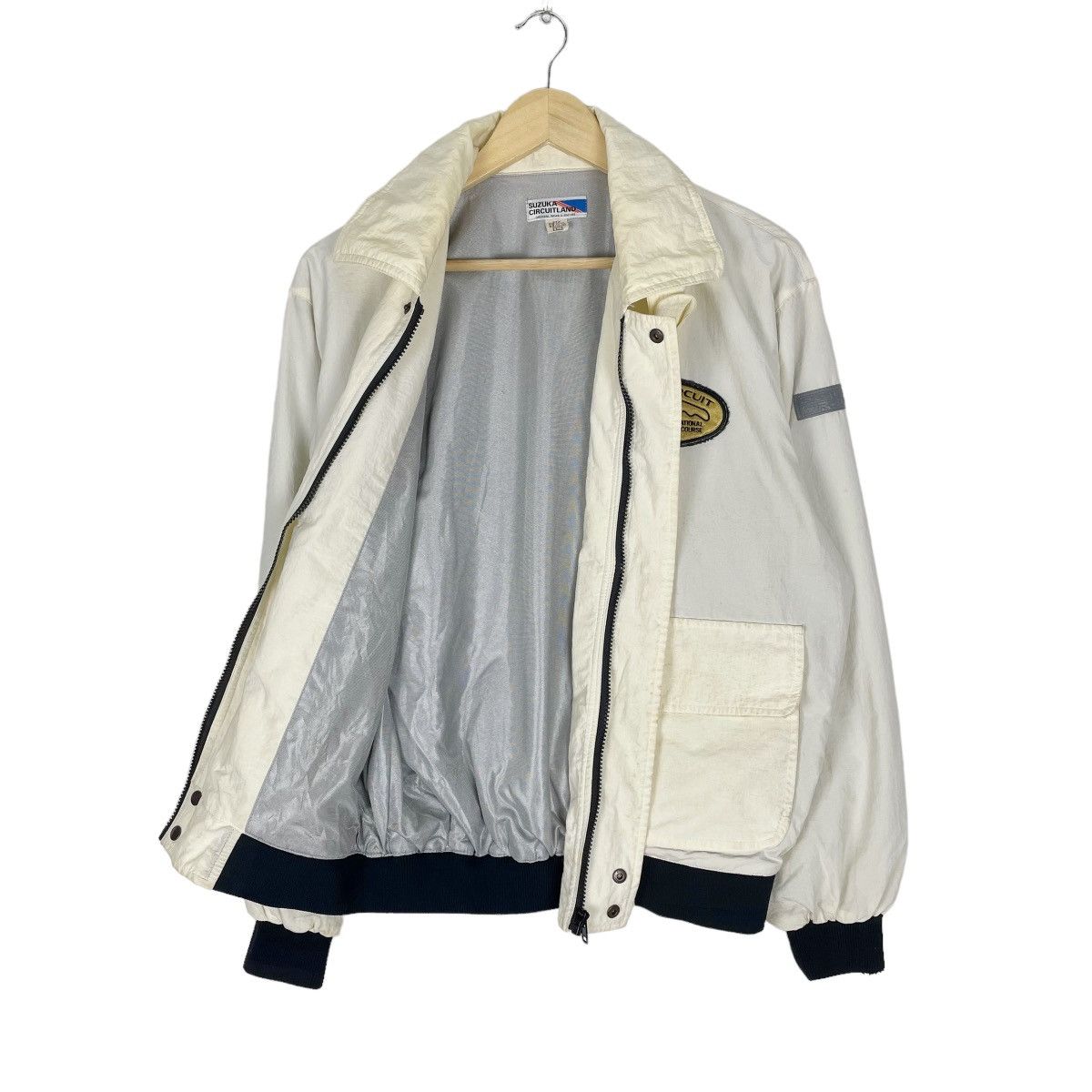 Japanese Brand 🔥90s SUZUKA CIRCUIT INTERNATIONAL RACING BOMBER JACKET Size US L / EU 52-54 / 3 - 8 Thumbnail