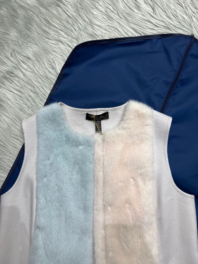 Loro Piana LORO PIANA Baby Cashmere Mandarin Duck Water貂 Cashmere Fur Size M / US 6-8 / IT 42-44 - 2 Thumbnail