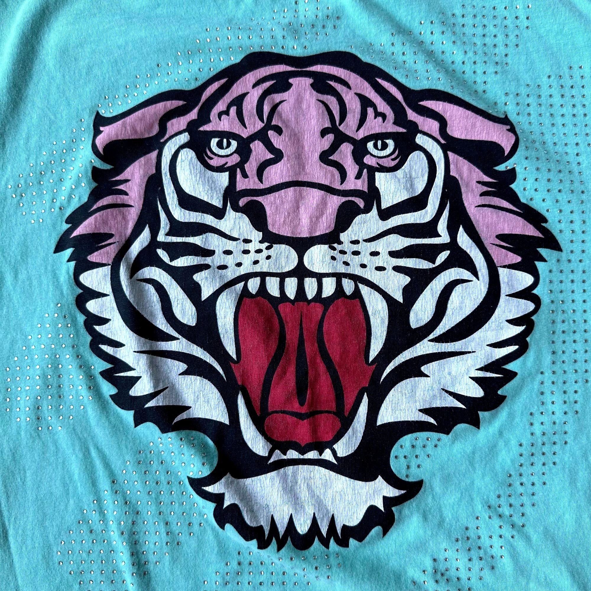 Other Switch Remarkable Limited Edition Tiger T Shirt 3XL Aqua Size US XXL / EU 58 / 5 - 3 Thumbnail