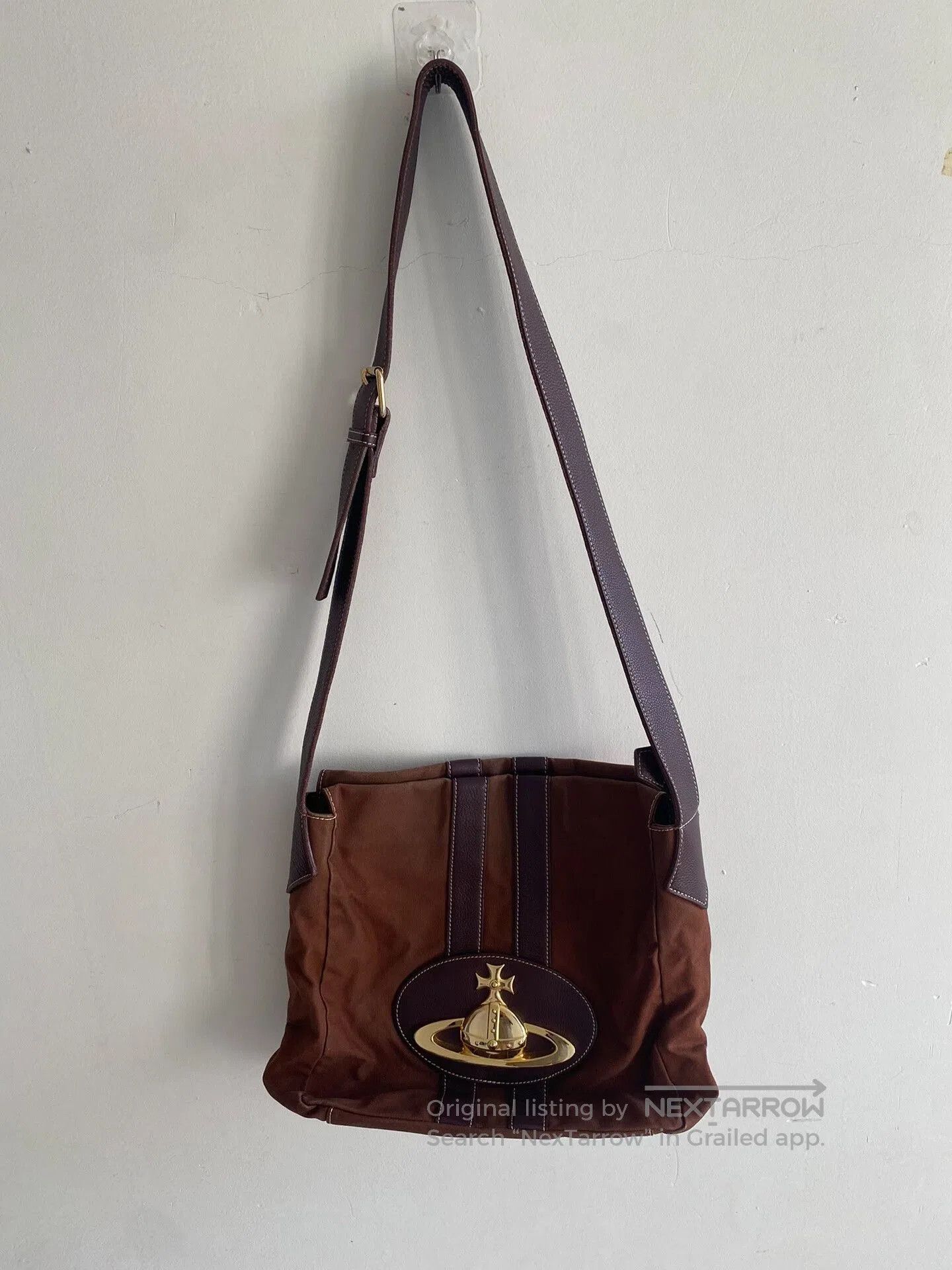 Vivienne Westwood vintage vivienne westwood brown crossbody bag. Size ONE SIZE - 4 Thumbnail