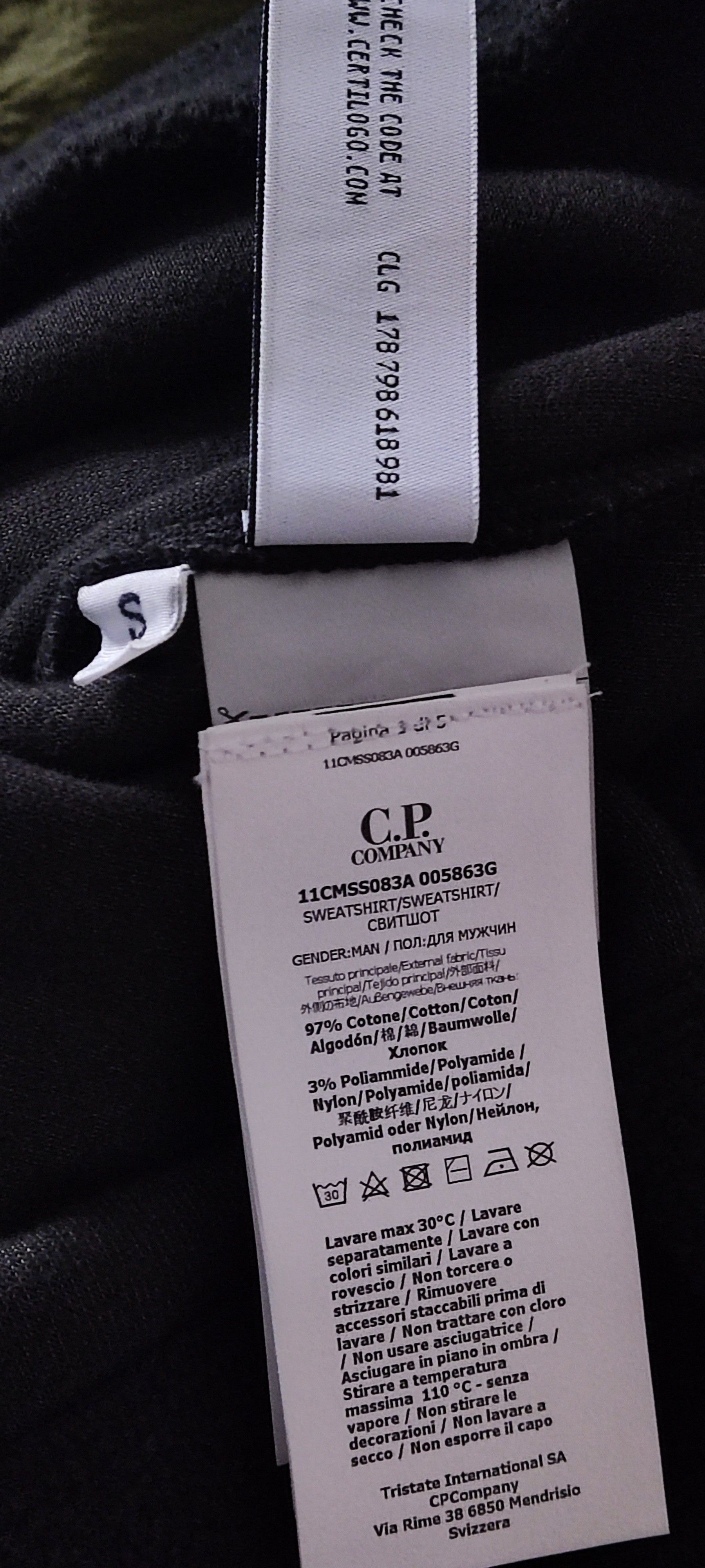 C.P. Company Textured sweatshirt hoodie C.P. COMPANY Size US S / EU 44-46 / 1 - 8 Thumbnail