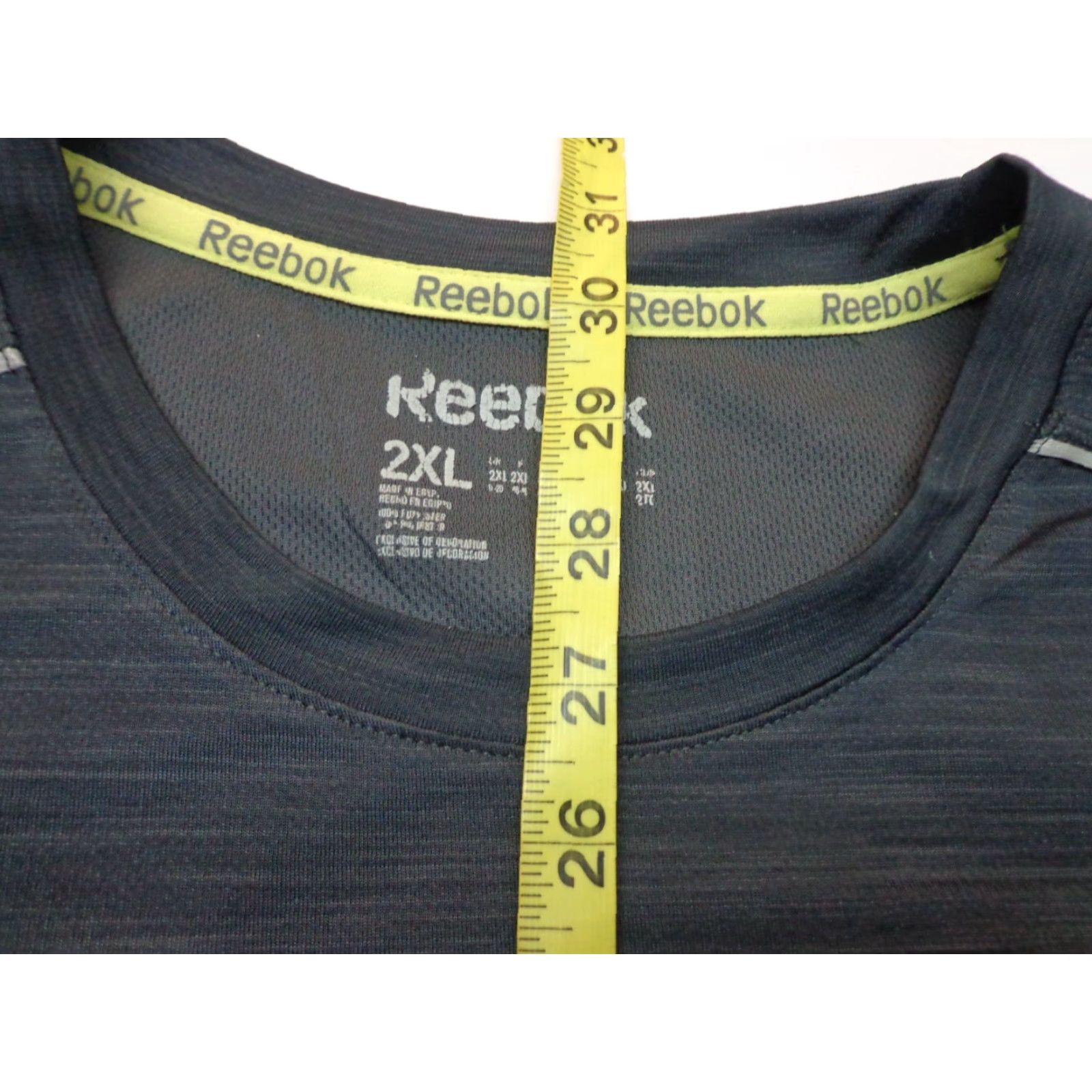 Reebok Reebok Shirt Mens Size M Gray Short Sleeve Crew Neck Activewear Heather Charcoal T-Shirt Medium Fit Regular Size US M / EU 48-50 / 2 - 7 Thumbnail
