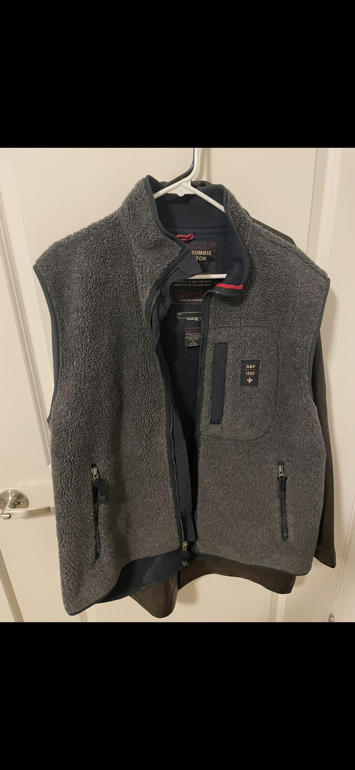 Abercrombie & Fitch Vintage Abercrombie & Fitch A&F 1892 Sherpa Fleece Size US XL / EU 56 / 4 - 1 Thumbnail