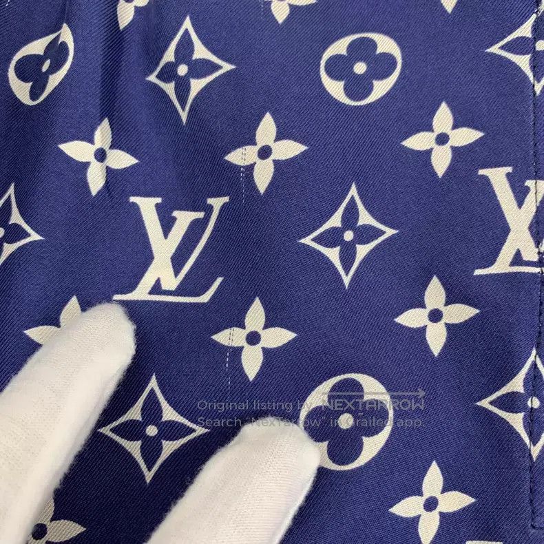 Louis Vuitton Louis Vuitton Blue presbyopic full-print shorts Size US 38 / EU 54 - 8 Thumbnail