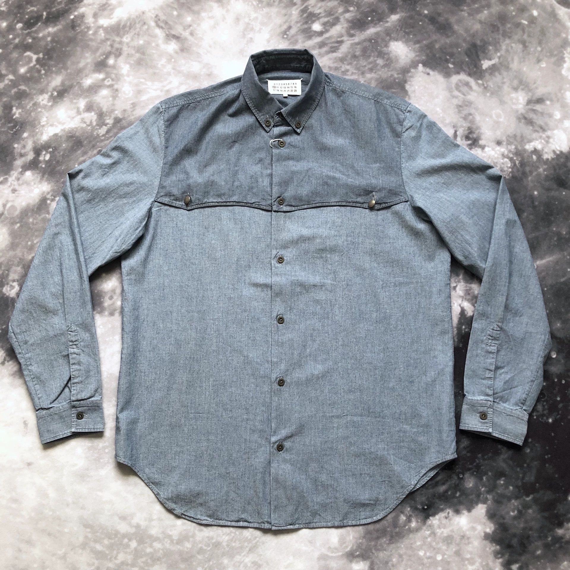 Maison Margiela Maison Margiela Deconstructed Western Denim Shirt Size US XS / EU 42 / 0 - 1 Thumbnail