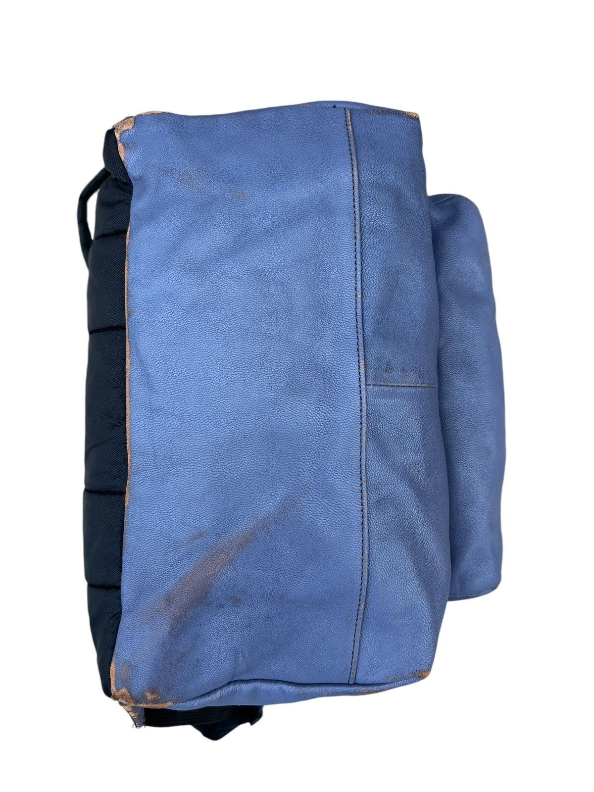 Leather And A Japan Distressed Patina Cowhide Leather Backpack Bag Size ONE SIZE - 16 Thumbnail