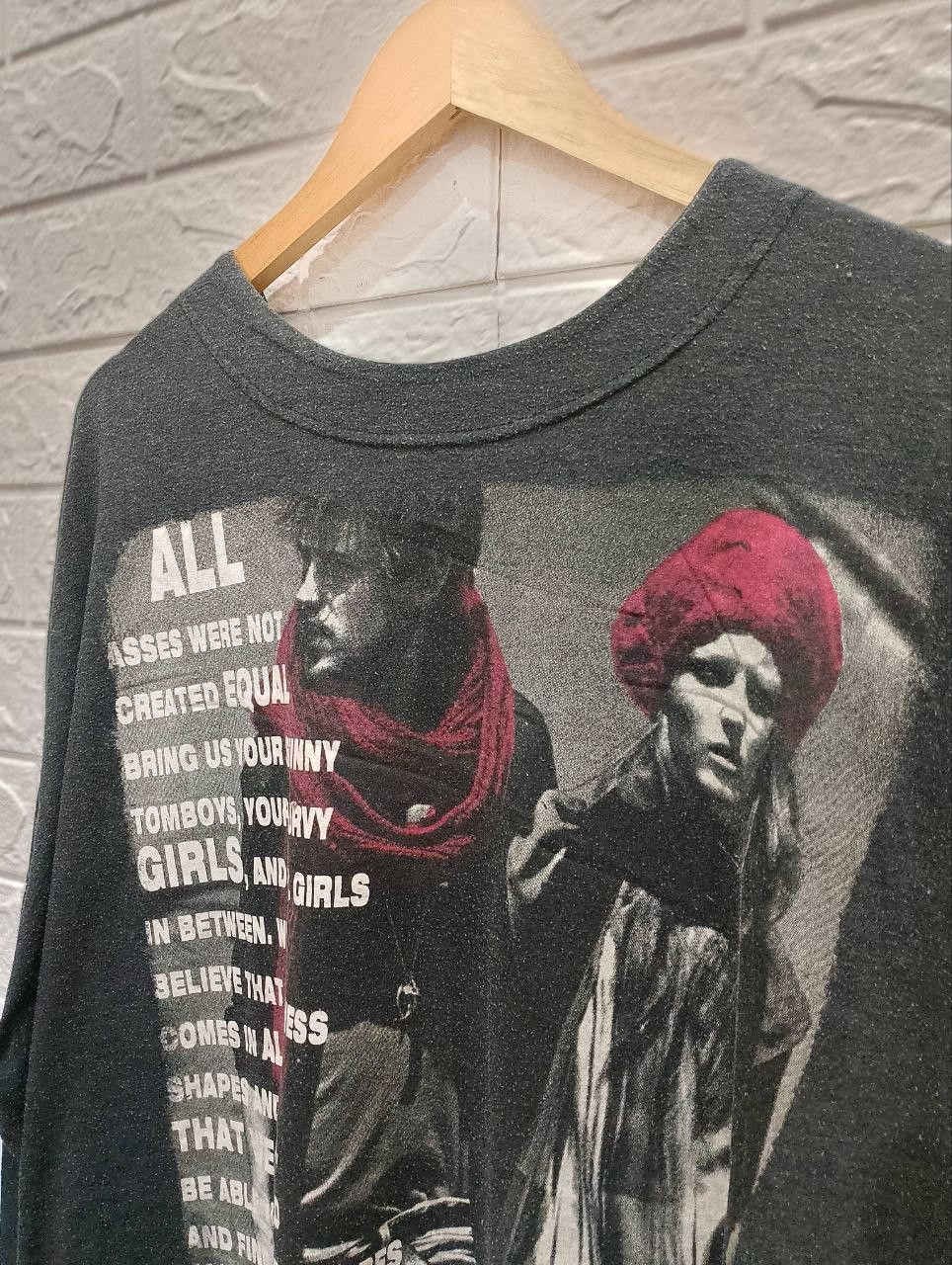 Hysteric Glamour Vintage Japan Street Big Graphic Oversize Quarter Tee Size US XXL / EU 58 / 5 - 5 Thumbnail