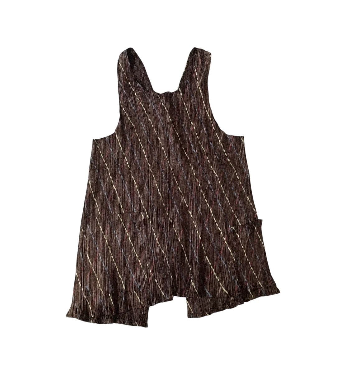 Issey Miyake TAX FREE 🇺🇸 issey im product pleats sleeveless cardigan Size S / US 4 / IT 40 - 1 Thumbnail