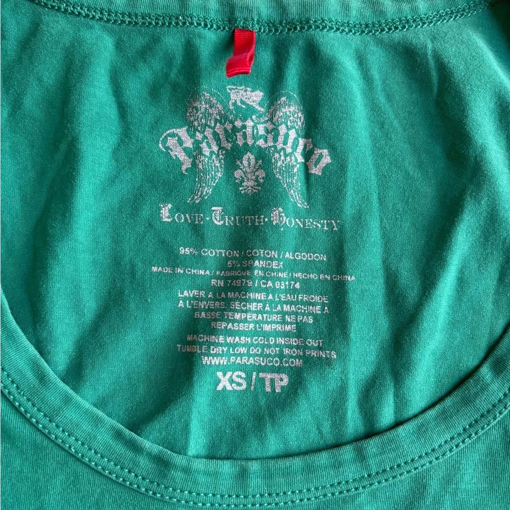 Parasuco Y2K Parasuco Green Long Sleeve Shirt Size XS / US 0-2 / IT 36-38 - 4 Thumbnail