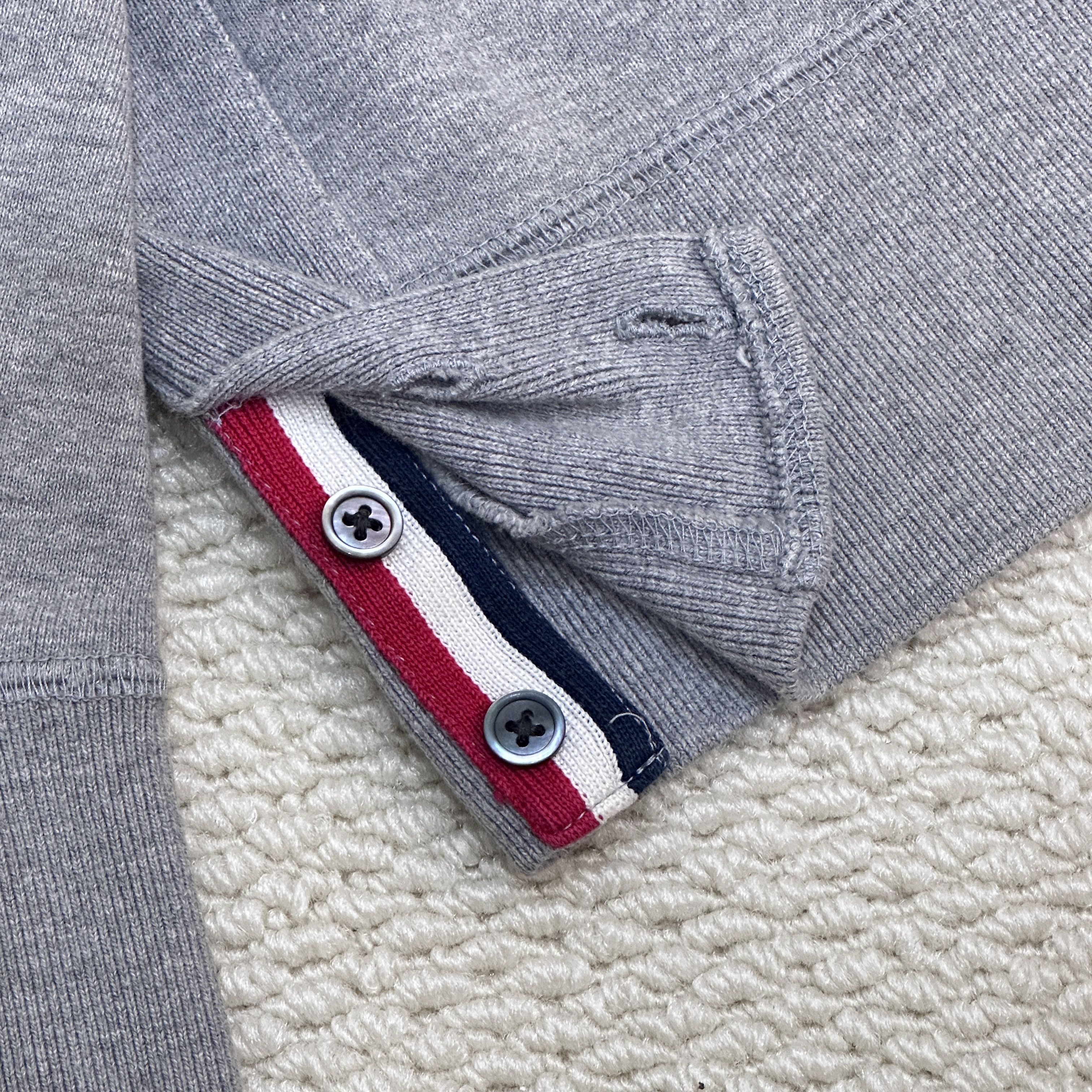Thom Browne Engineered 4-Bar Crewneck Sweatshirt
