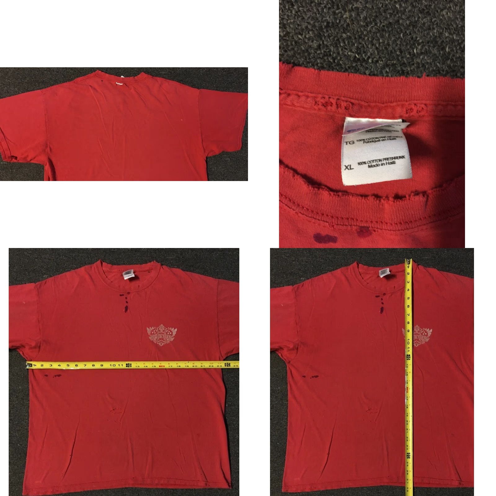Thrasher Vtg Smirnoff Vodka Thrashed Faded Distressed Shirt XL Alcohol Beer Grunge Punk 90s Size US XL / EU 56 / 4 - 8 Thumbnail