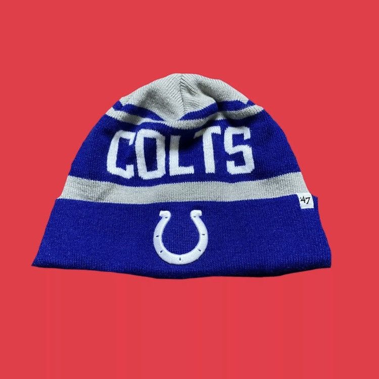 47 × 47 Brand × NFL 47 Indianapolis Colts NFL Football Beanie Size ONE SIZE - 1 Thumbnail