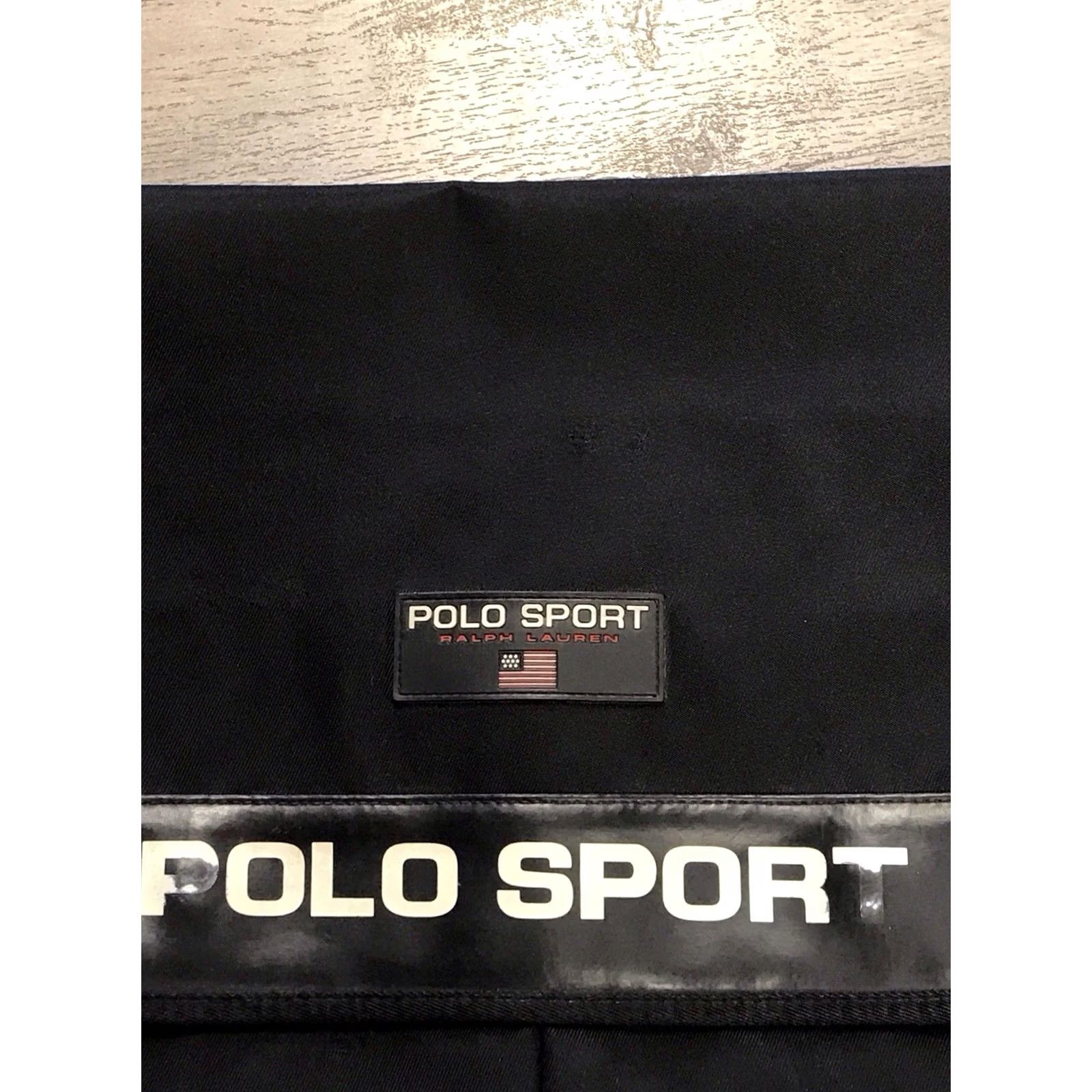 Ralph Lauren VINTAGE Ralph Lauren Polo Sport Shoulder Bag Crossbody Messenger Bag Black 17x13 Men Medium Polyester Zip Adjustable Strap Pockets 90s Sports Theme Size US M / EU 48-50 / 2 - 2 Thumbnail