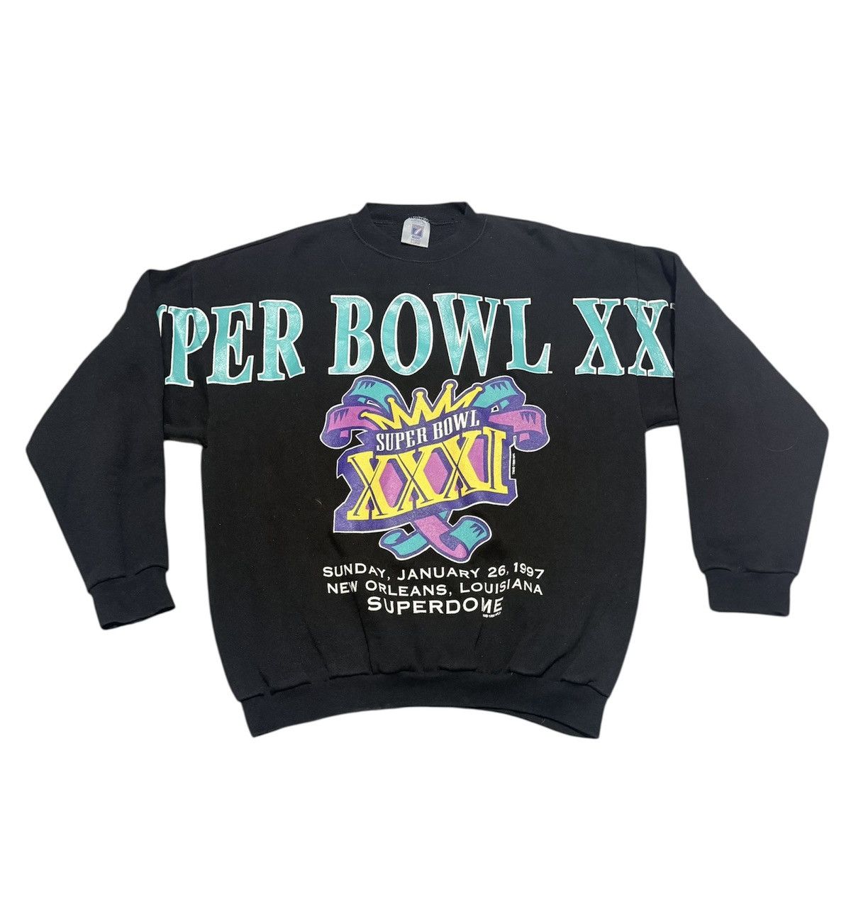 Vintage Vintage 90s Superbowl XXXI Size US XL / EU 56 / 4 - 1 Thumbnail