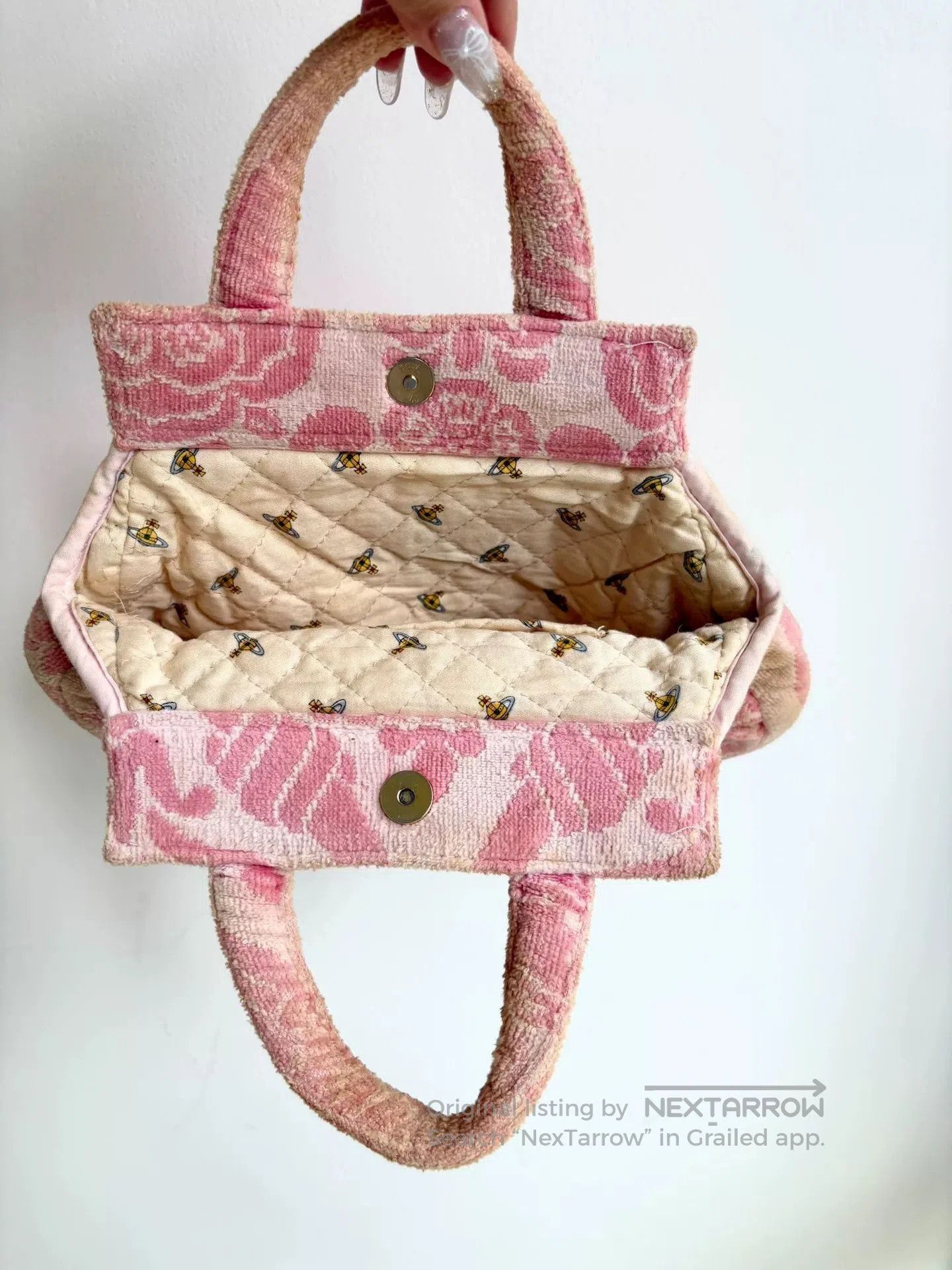 Vivienne Westwood Vivienne Westwood Vintage Pink Carved Towel Bag Small. Size ONE SIZE - 6 Thumbnail