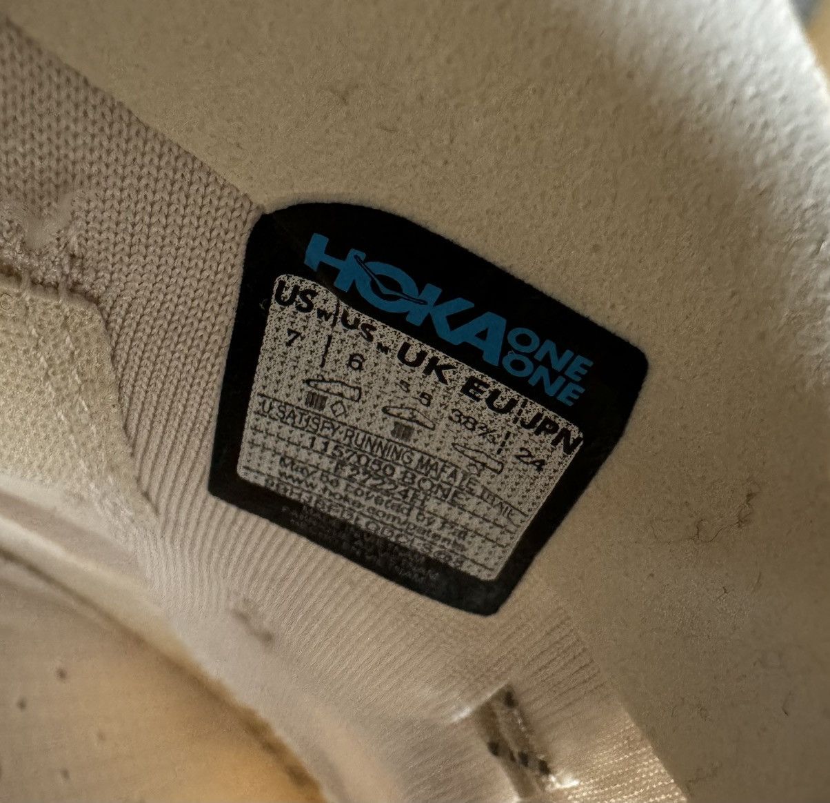 Hoka × Satisfy HOKA X SATISFY MAFATE TRAIL - BONE Size US 6 / EU 39 - 8 Thumbnail