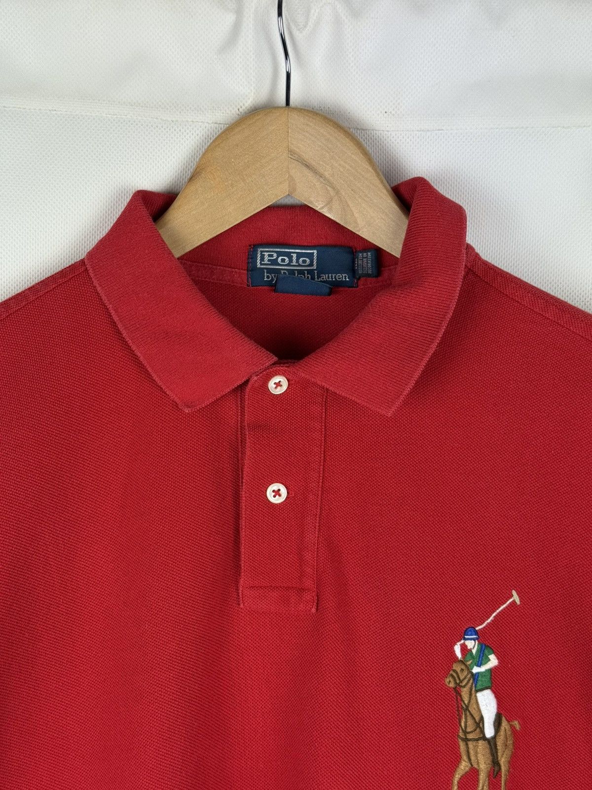 Polo Ralph Lauren Polo By Ralph Lauren Long Sleeve Big Pony 3 Polo Shirt Size US XL / EU 56 / 4 - 7 Thumbnail