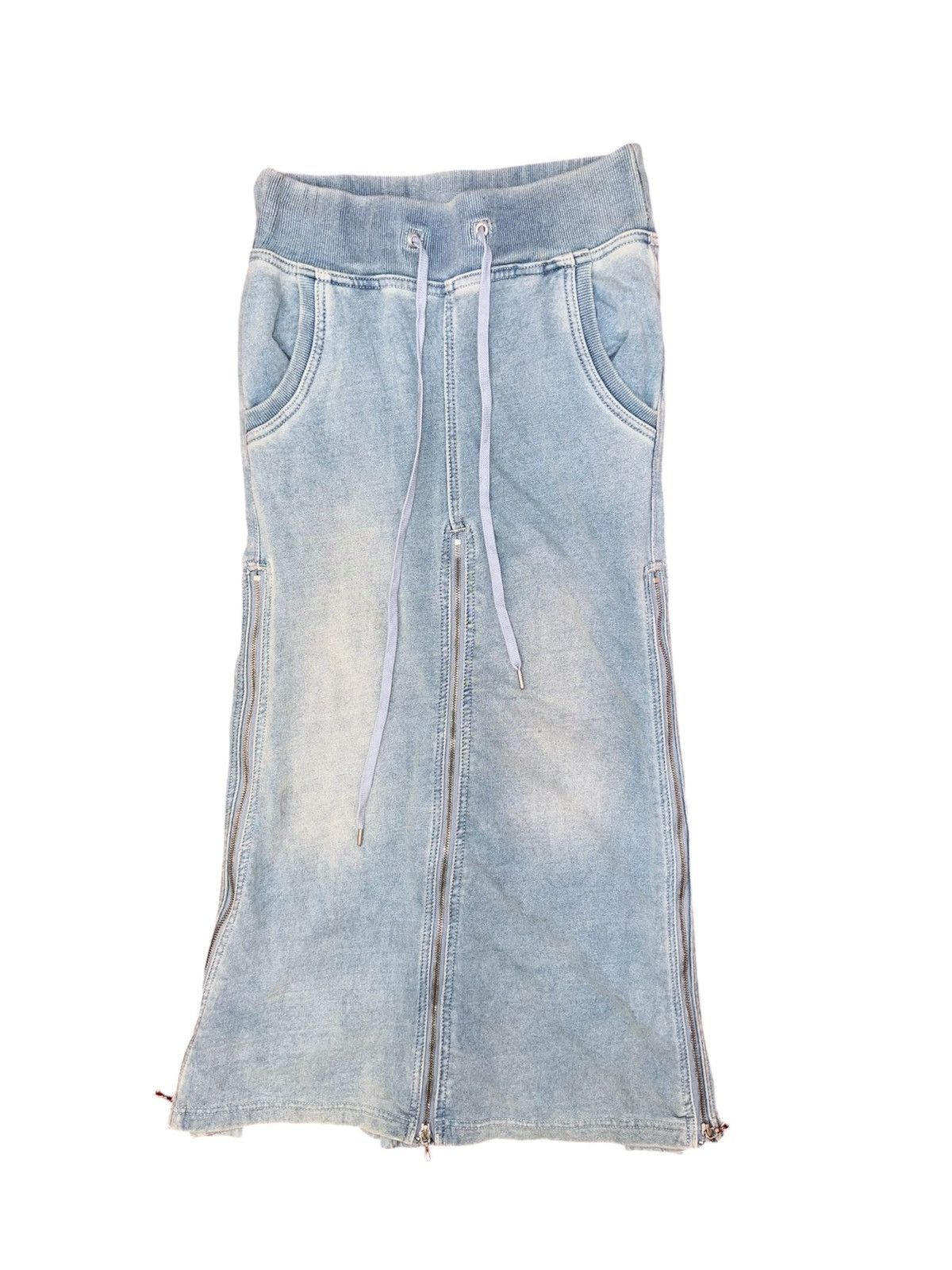 Le Grande Bleu (L.G.B.) G.O.A vintage denim zipped long skirt 💙 Size 26" / US 2 / IT 38 - 2 Thumbnail