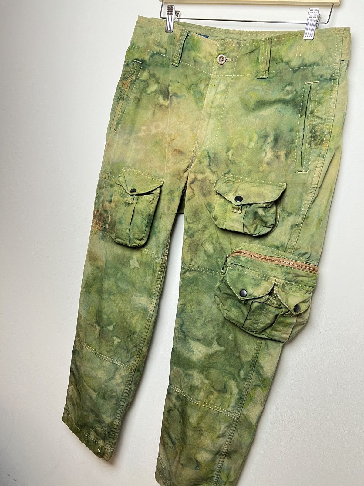 Polo Ralph Lauren ralph lauren tie dye cargo camo multipocket army pants Size US 34 / EU 50 - 3 Thumbnail