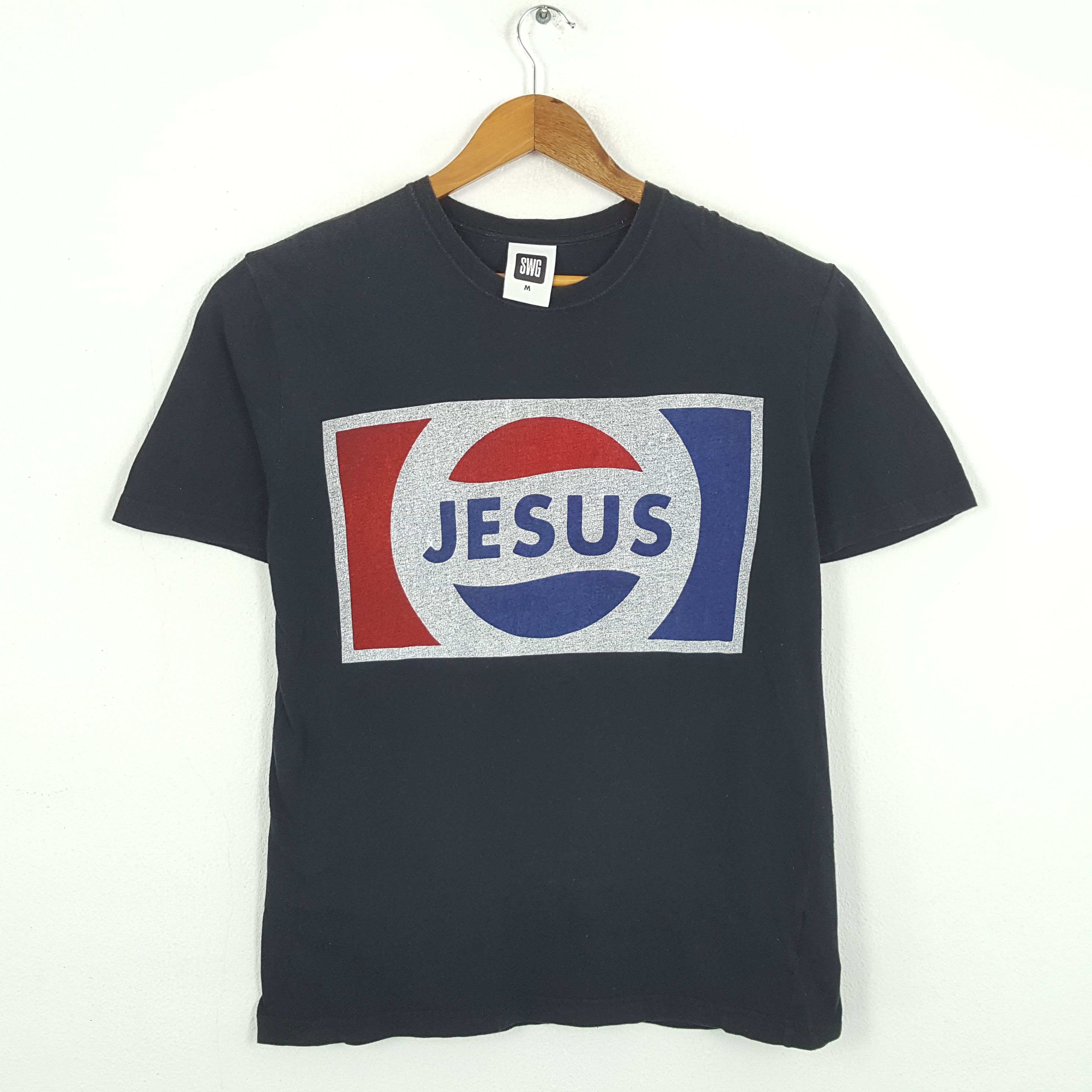 Japanese Brand × Swagger × Vintage Vintage SWAGGER JESUS Japanese Brand T-Shirts Size US M / EU 48-50 / 2 - 1 Thumbnail