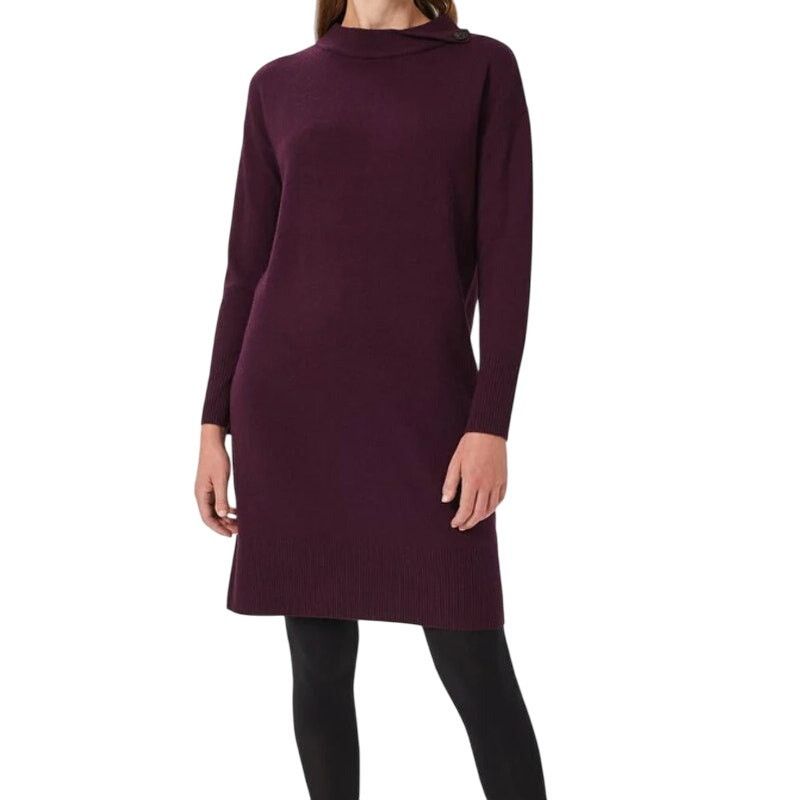HOBBS London Talia Knitted Long Sleeve Sweater Dress