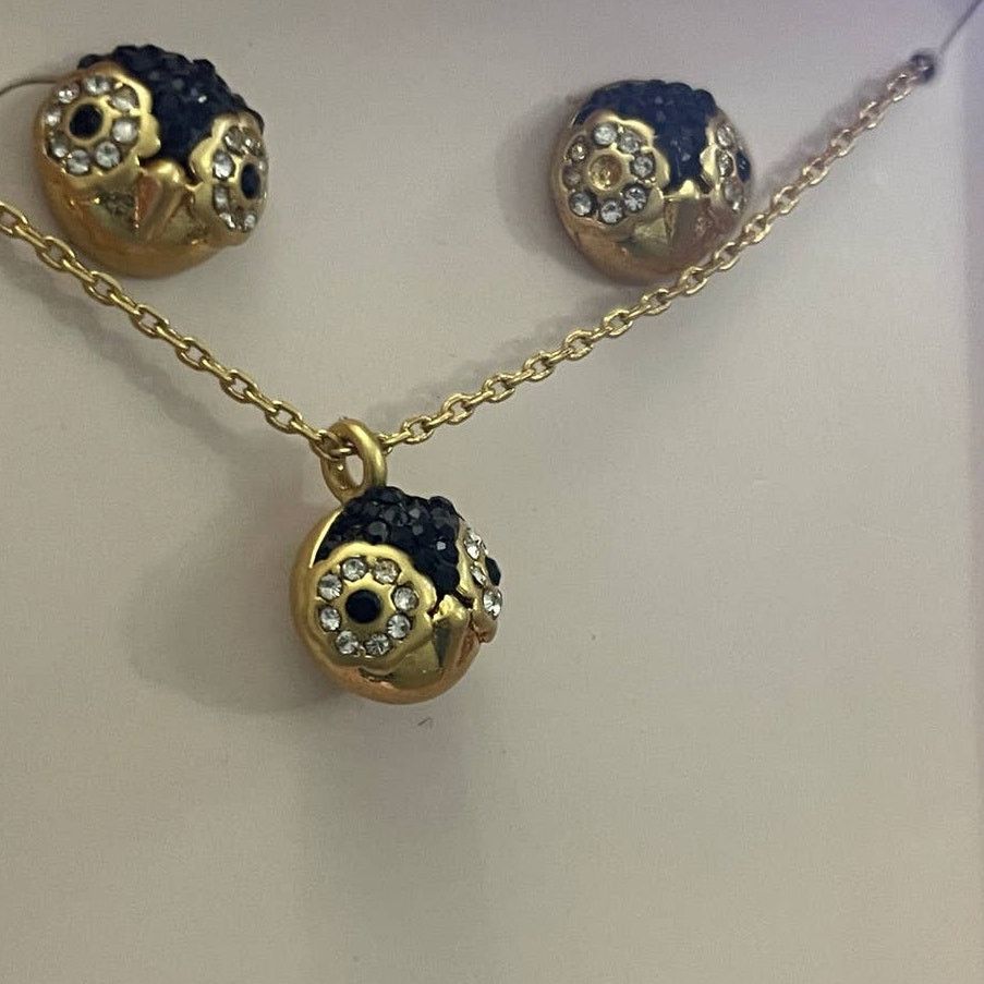 Kate Spade Kate Spade Penguin Pave Necklace & Earrings Box Set Size ONE SIZE - 2 Thumbnail