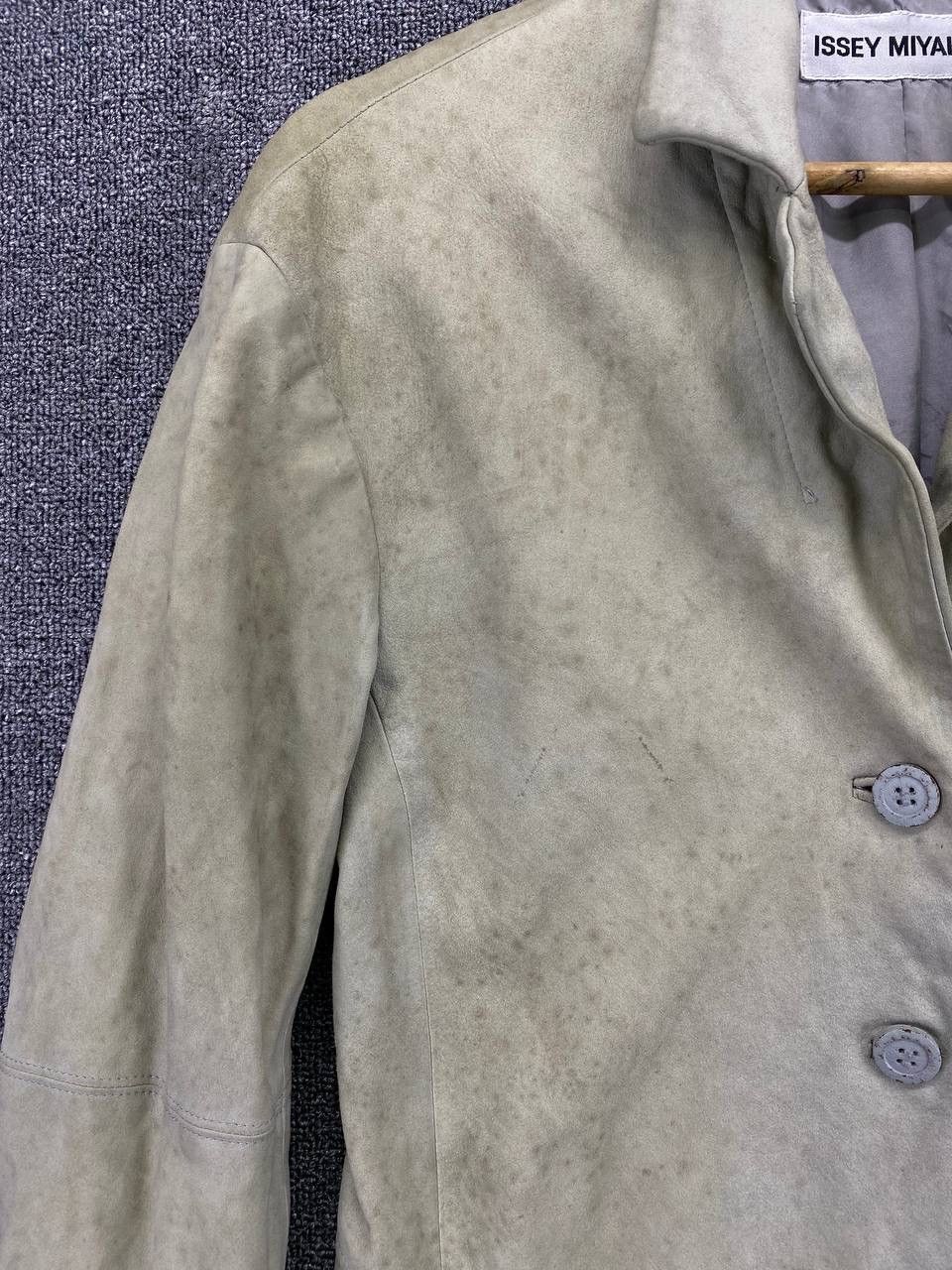 Issey Miyake Vintage Issey Miyake Leather Coat Jacket Size M / US 6-8 / IT 42-44 - 16 Thumbnail