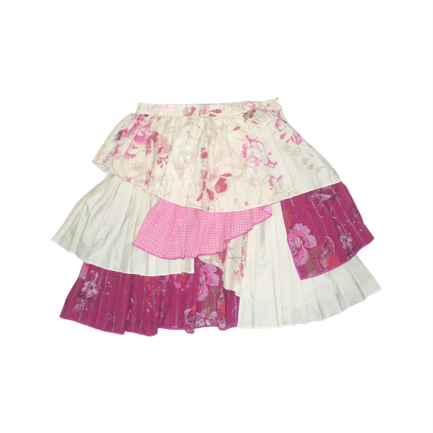 Kenzo Kenzo floral layered mini skirt 2000s Size 24" / US 00 / IT 34 - 5 Thumbnail