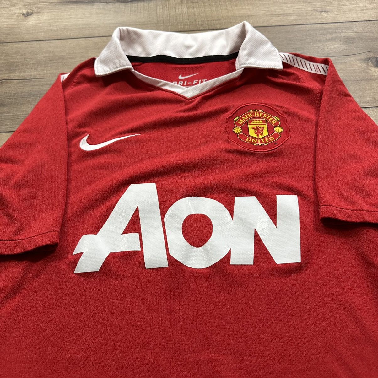 Nike Nike Manchester United 2010-2011 Home Football Soccer Jersey Size US S / EU 44-46 / 1 - 6 Thumbnail