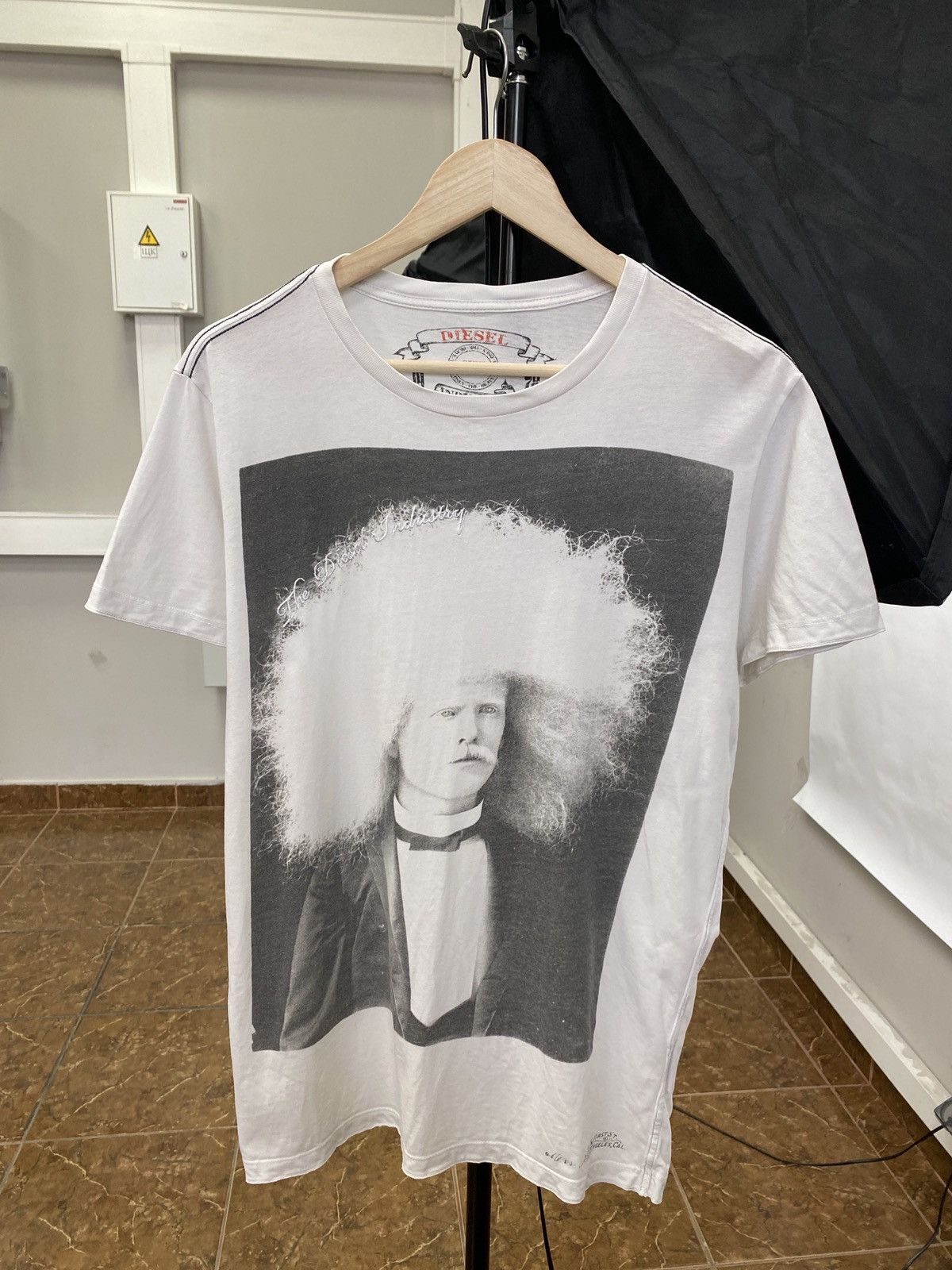 Vintage Y2K Diesel Karl Breu T-Shirt Retro Rare Hype