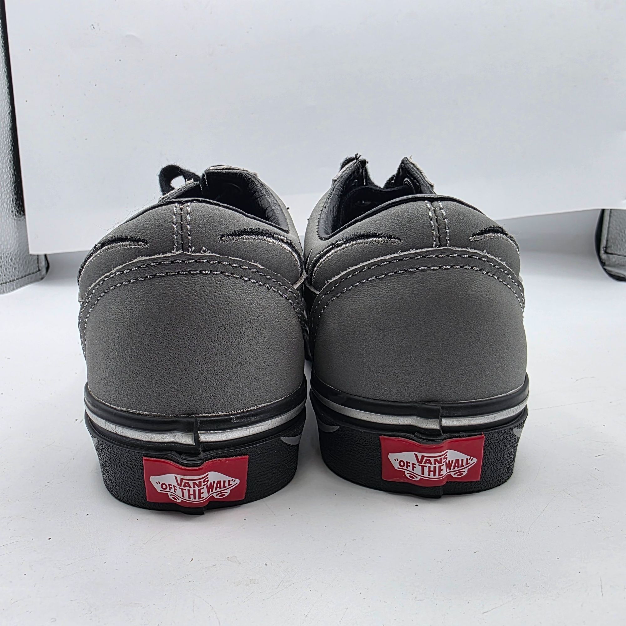 Vans Vans X ASAP Rocky Womens Size 7 Silver Black Sneakers Flame Size US 7 / IT 37 - 4 Thumbnail