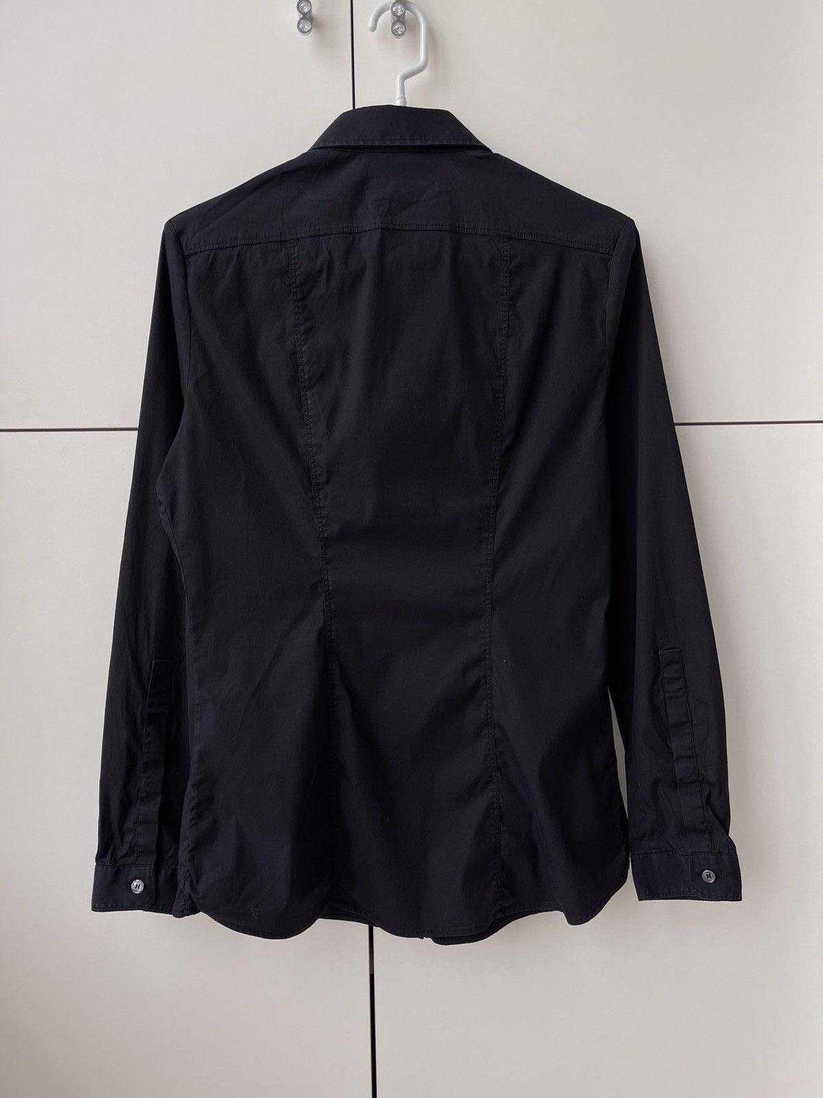 Burberry Vintage Burberry Button Up Black Shirt Nova Check Size L / US 10 / IT 46 - 8 Thumbnail