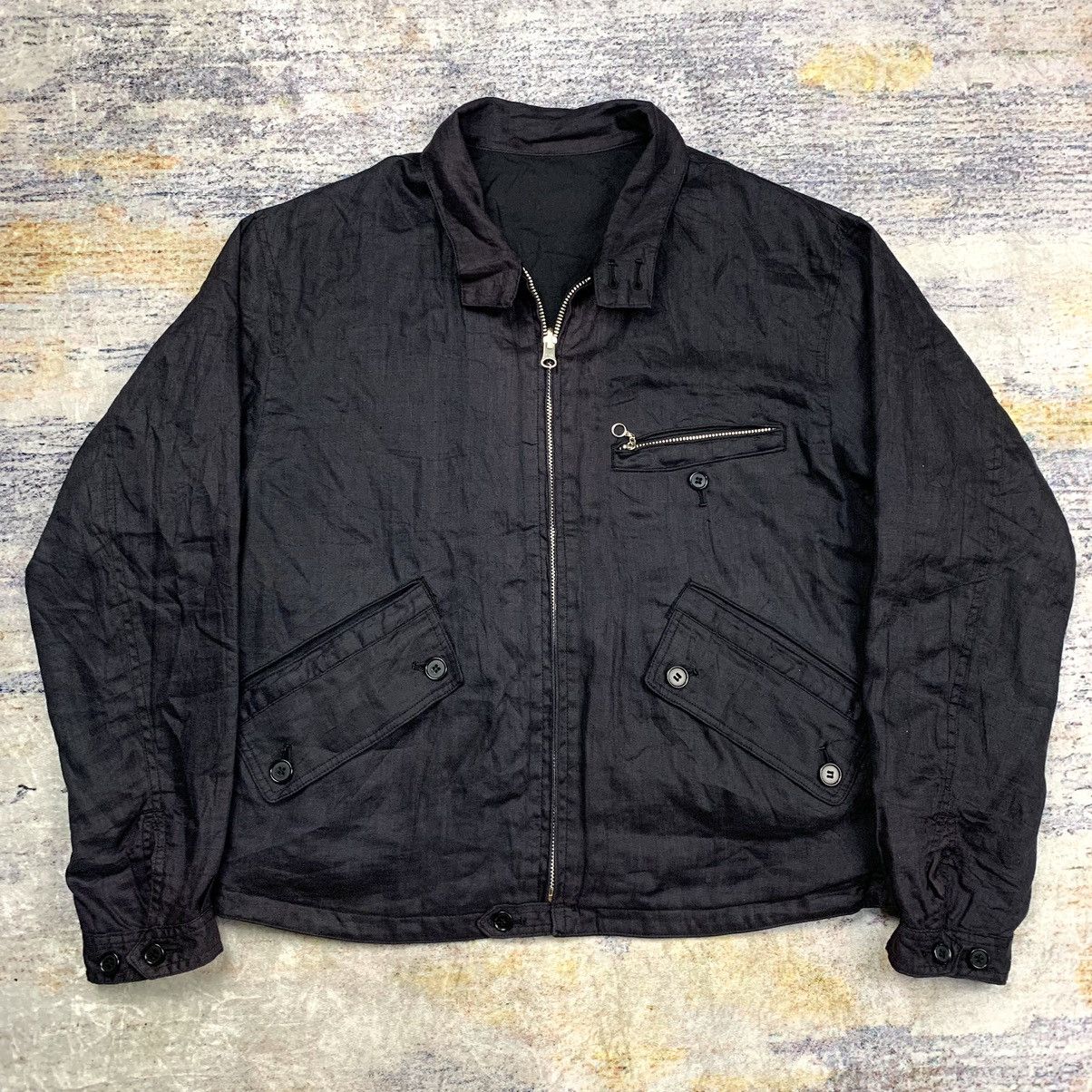 Vintage Mens batsu reversible work jacket