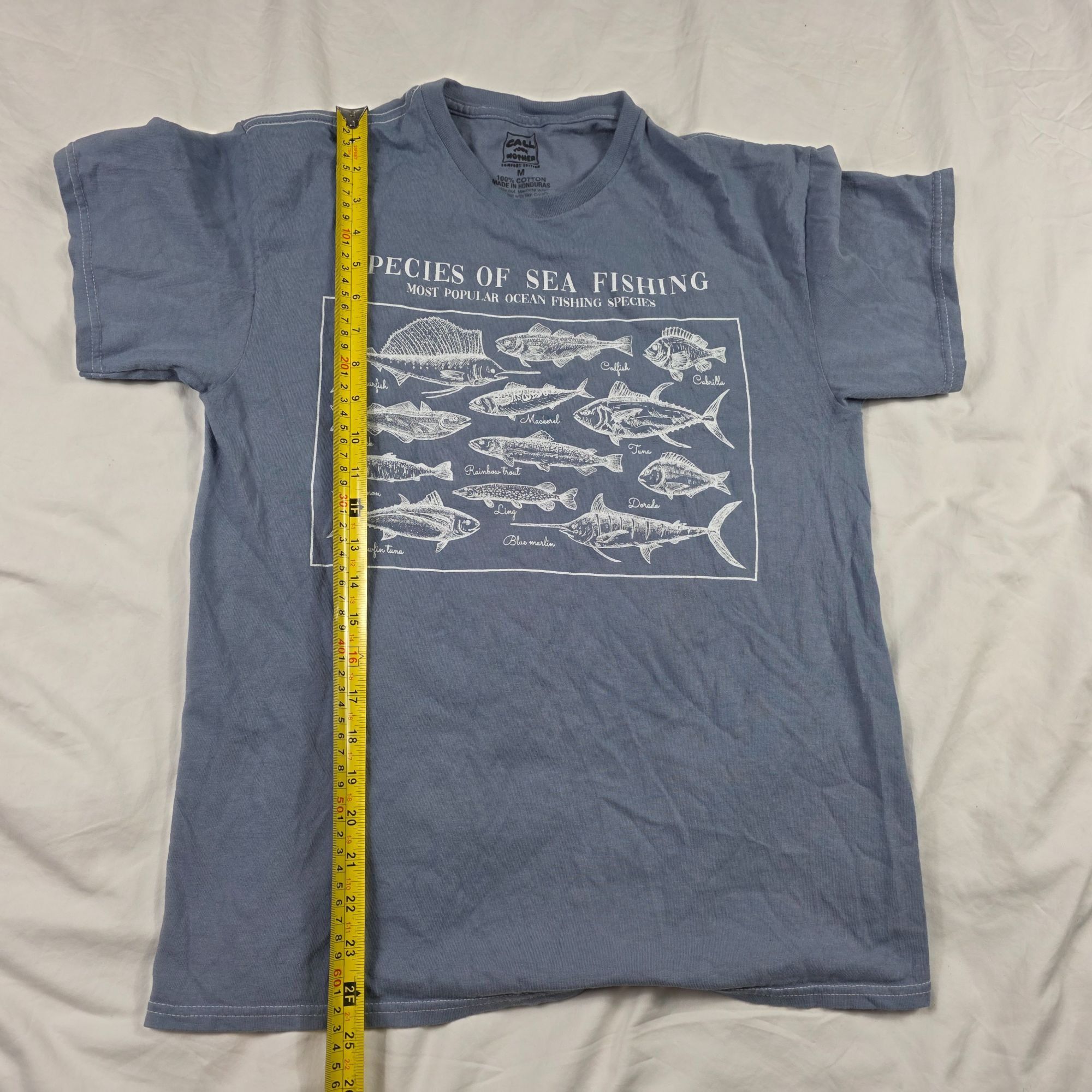 Other Call Your Mother Sea Fishing Species Mens Medium Blue Graphi Size US M / EU 48-50 / 2 - 7 Thumbnail