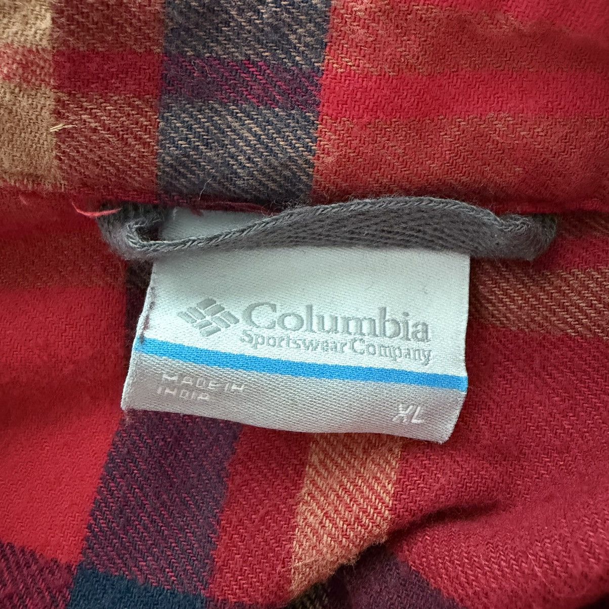 Columbia Columbia Men’s XL Plaid Flannel Shirt Red Long Sleeve Button Size US XL / EU 56 / 4 - 6 Thumbnail
