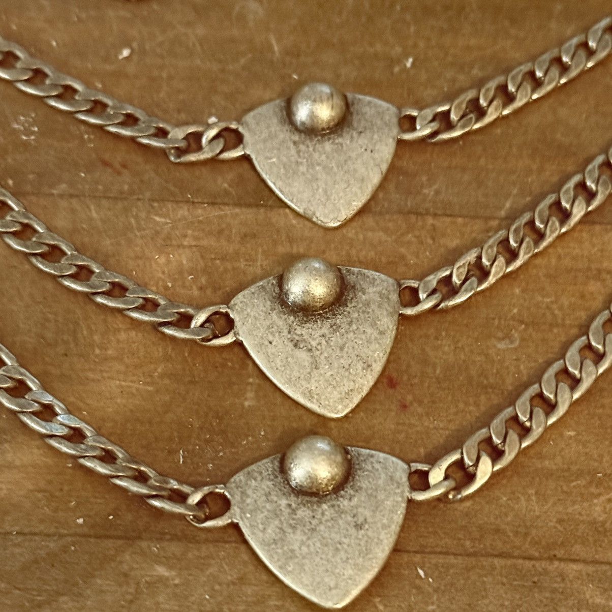 Jessica Simpson Jessica Simpson gold tone layered curb link necklace Size ONE SIZE - 3 Thumbnail